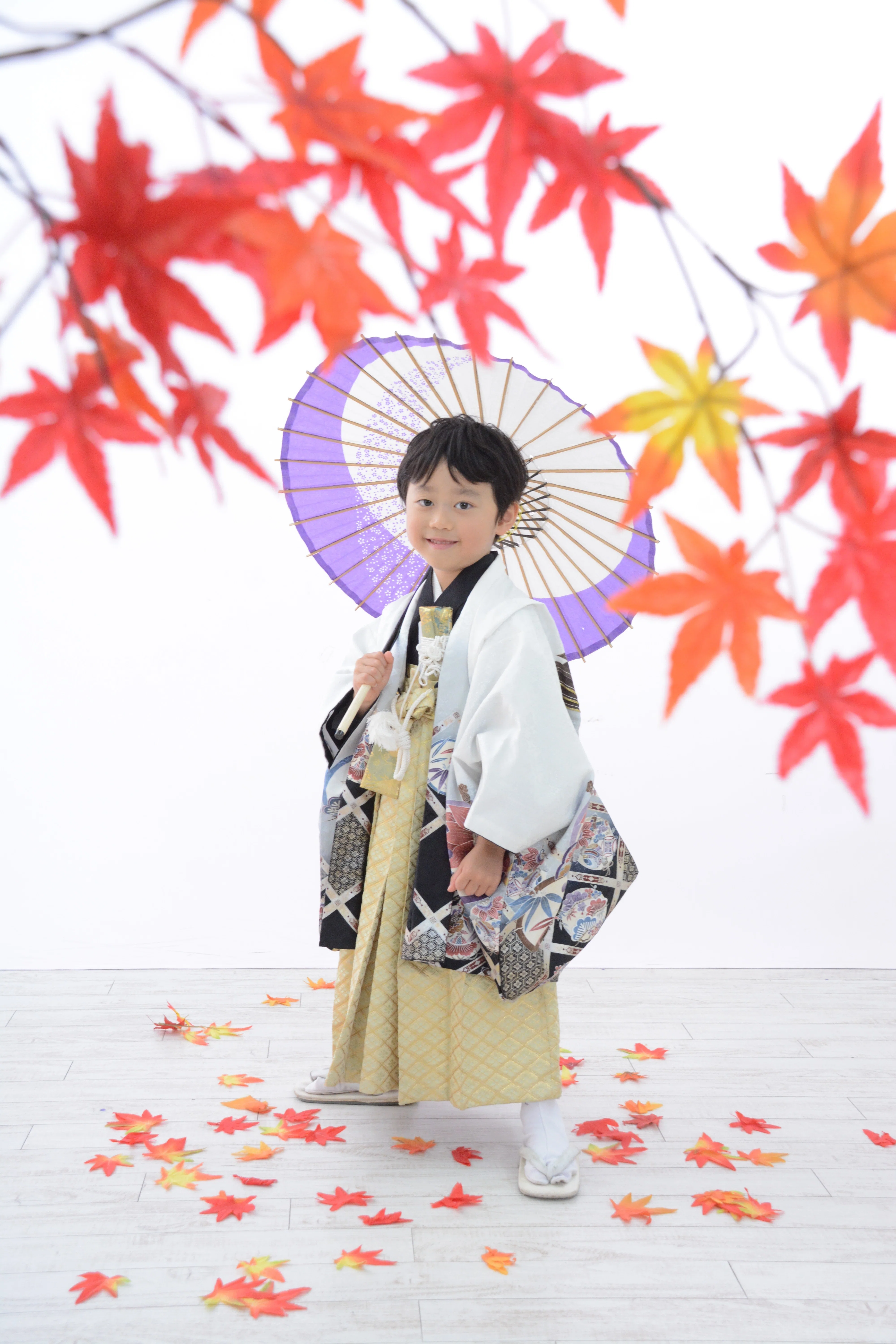 七五三5歳男の子の撮影のご紹介 | 京都の写真館 スタジオアイ（長岡京