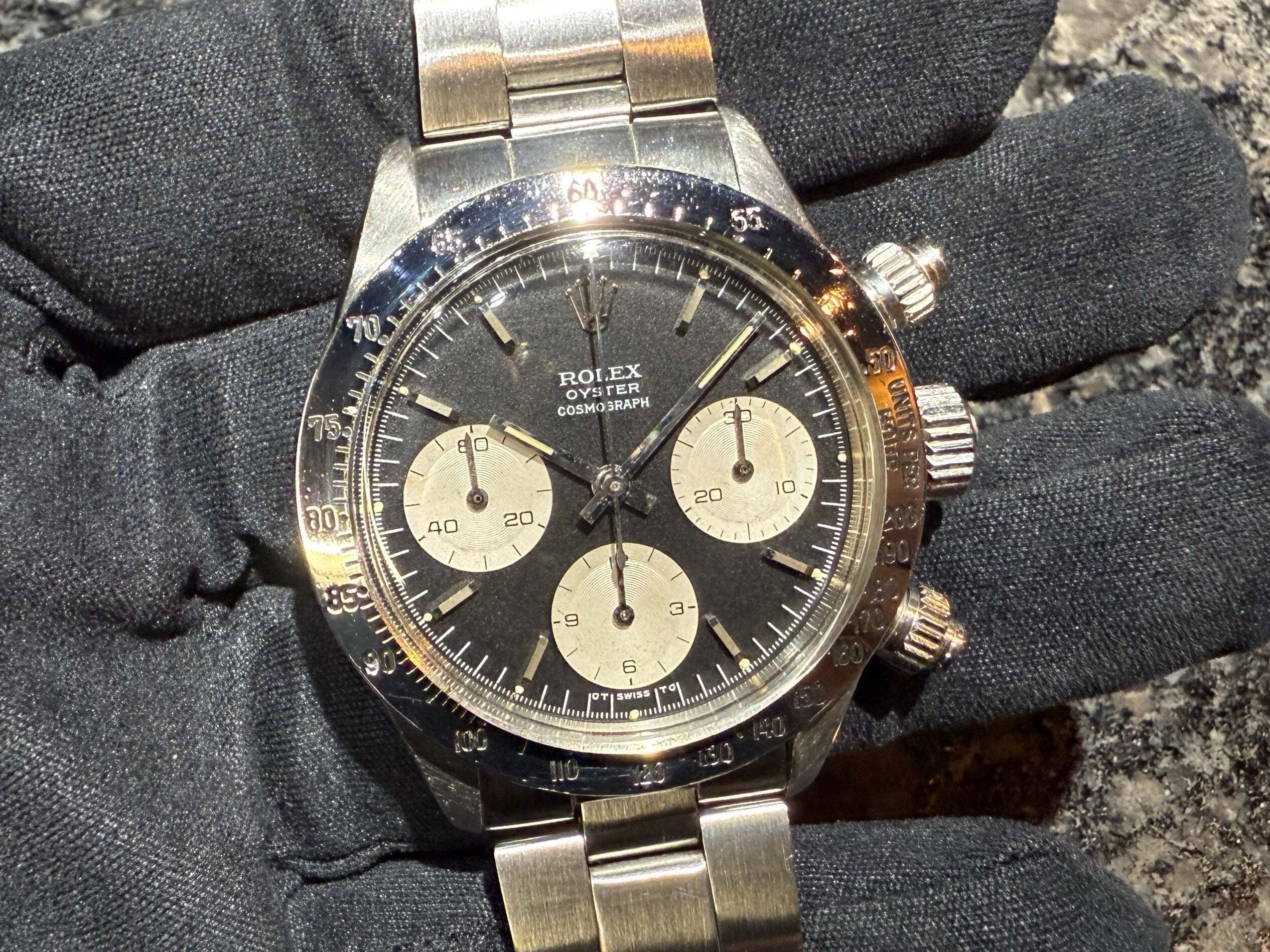 黒文字σダイヤルが魅力 手巻きデイトナ 6265 72年｜金子 剛