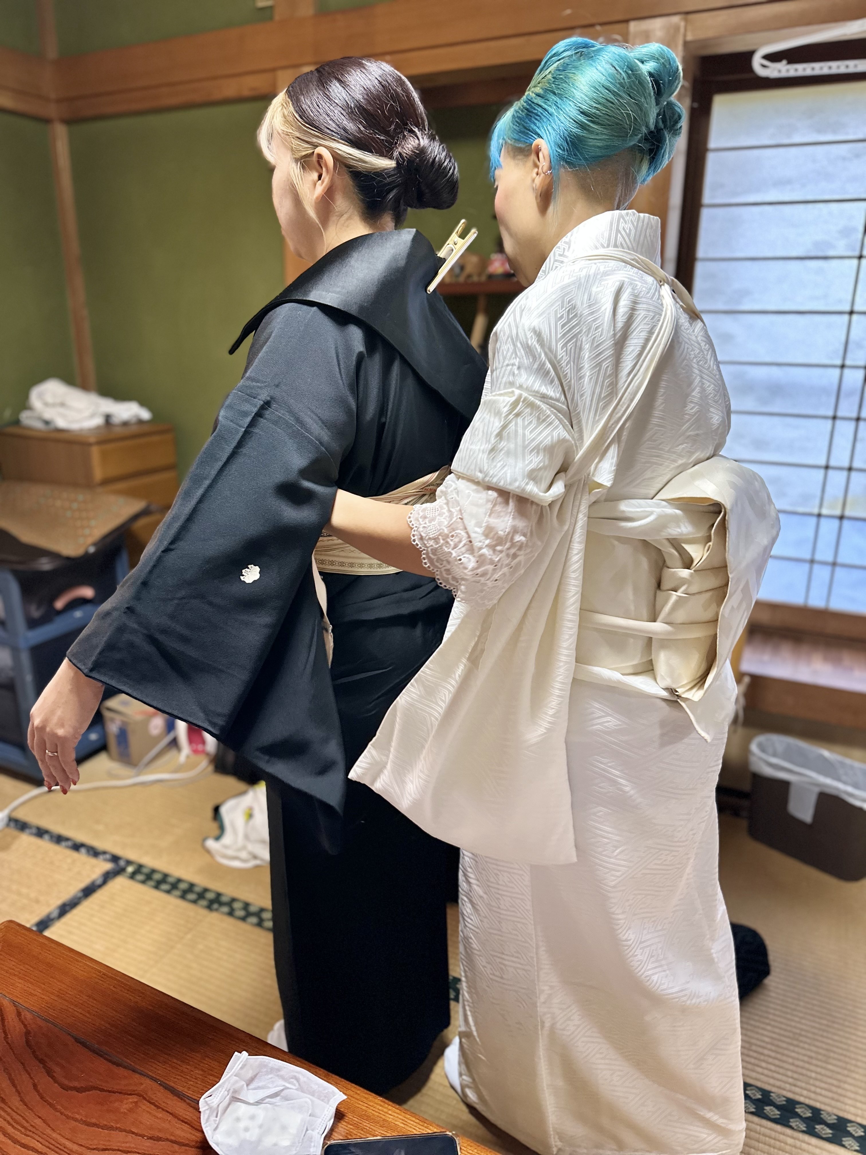 【T254】喪服用帯 名古屋帯/絽/夏用冬用セット/帯締め/帯揚げ　扇柄　着物好きの方の処分品【送料無料】