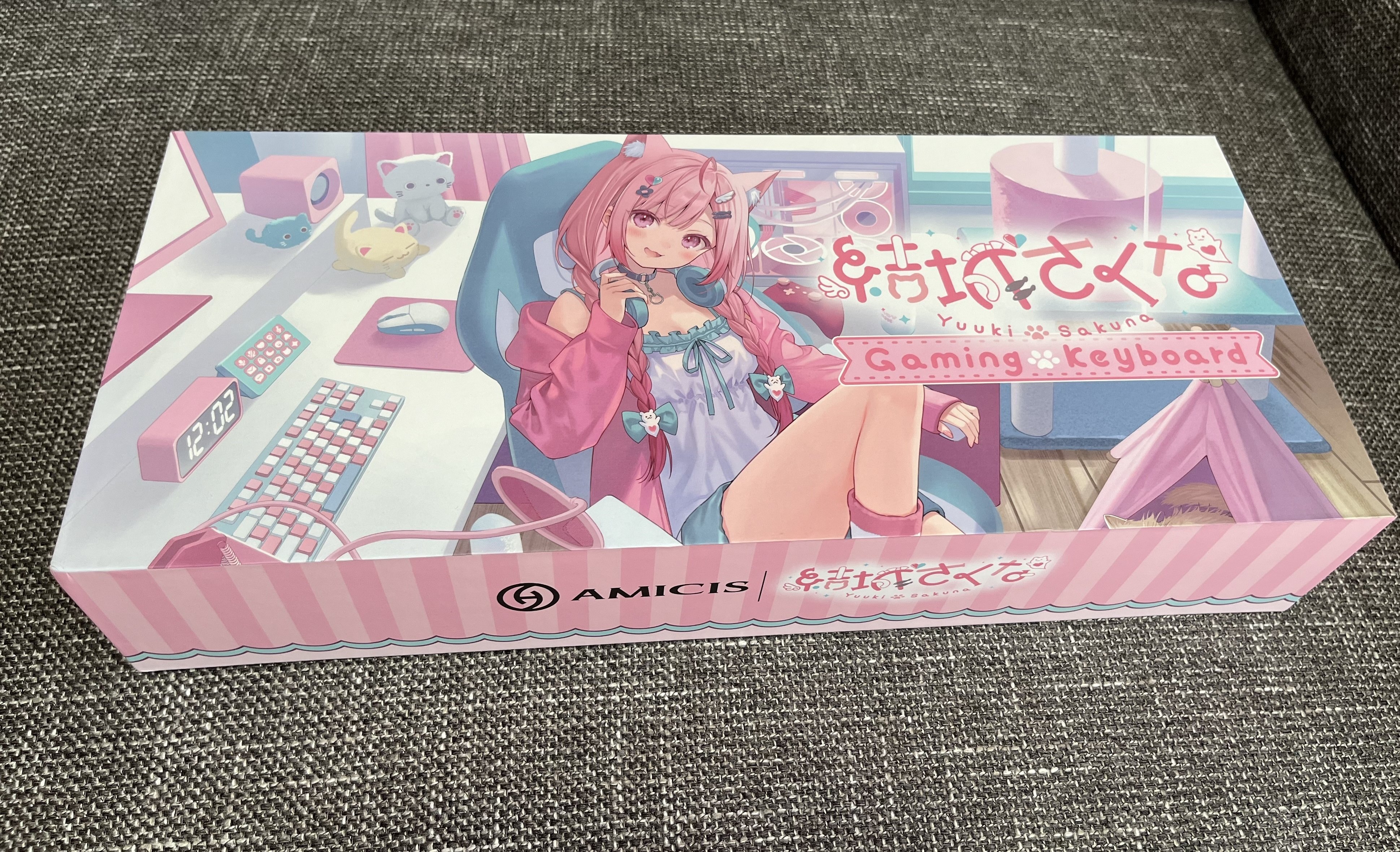 福袋 セール 結城さくな × AMICIS キーボード＆マウスパッドレビュー｜くわな シングルカード