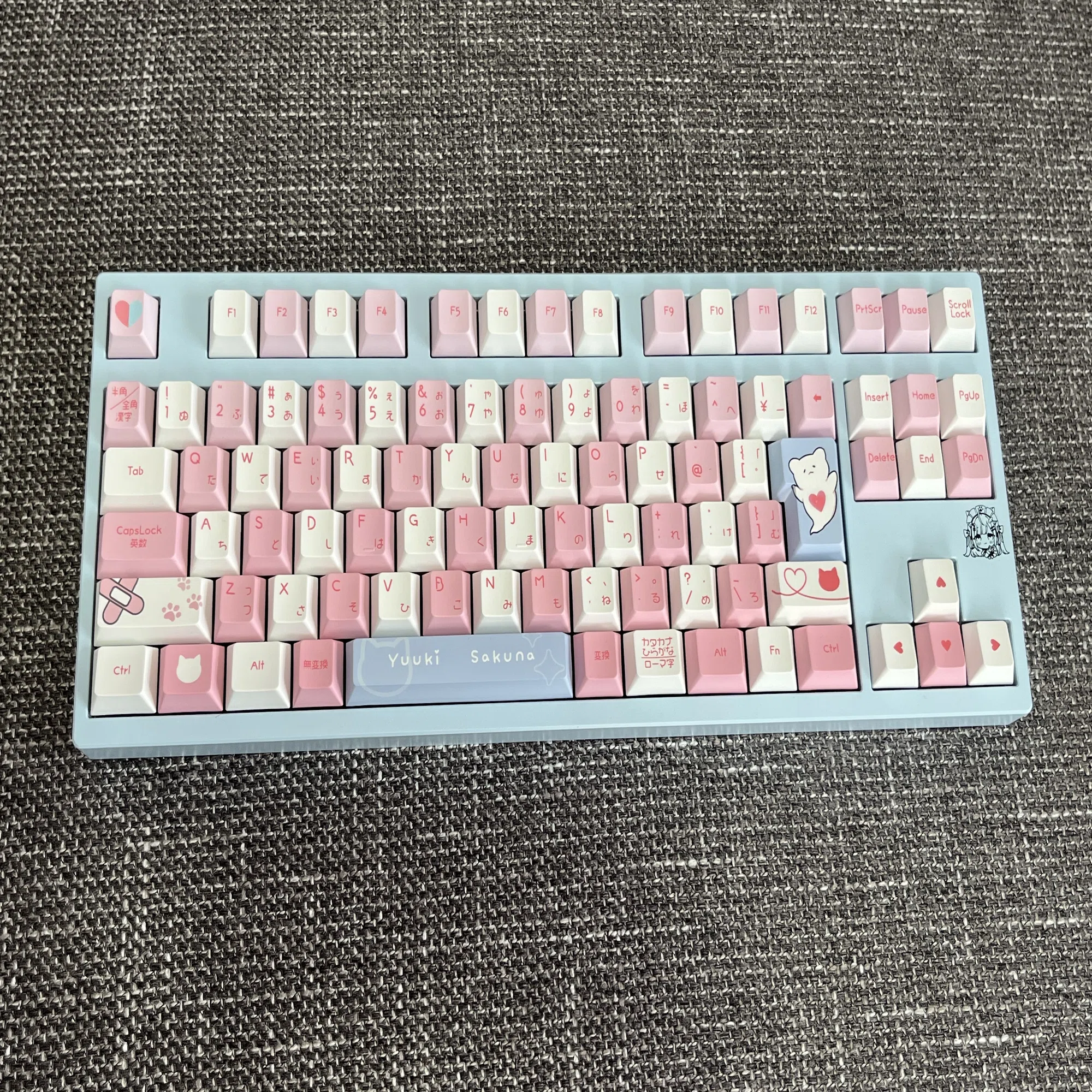 結城さくな × AMICIS キーボード＆マウスパッドレビュー｜くわな