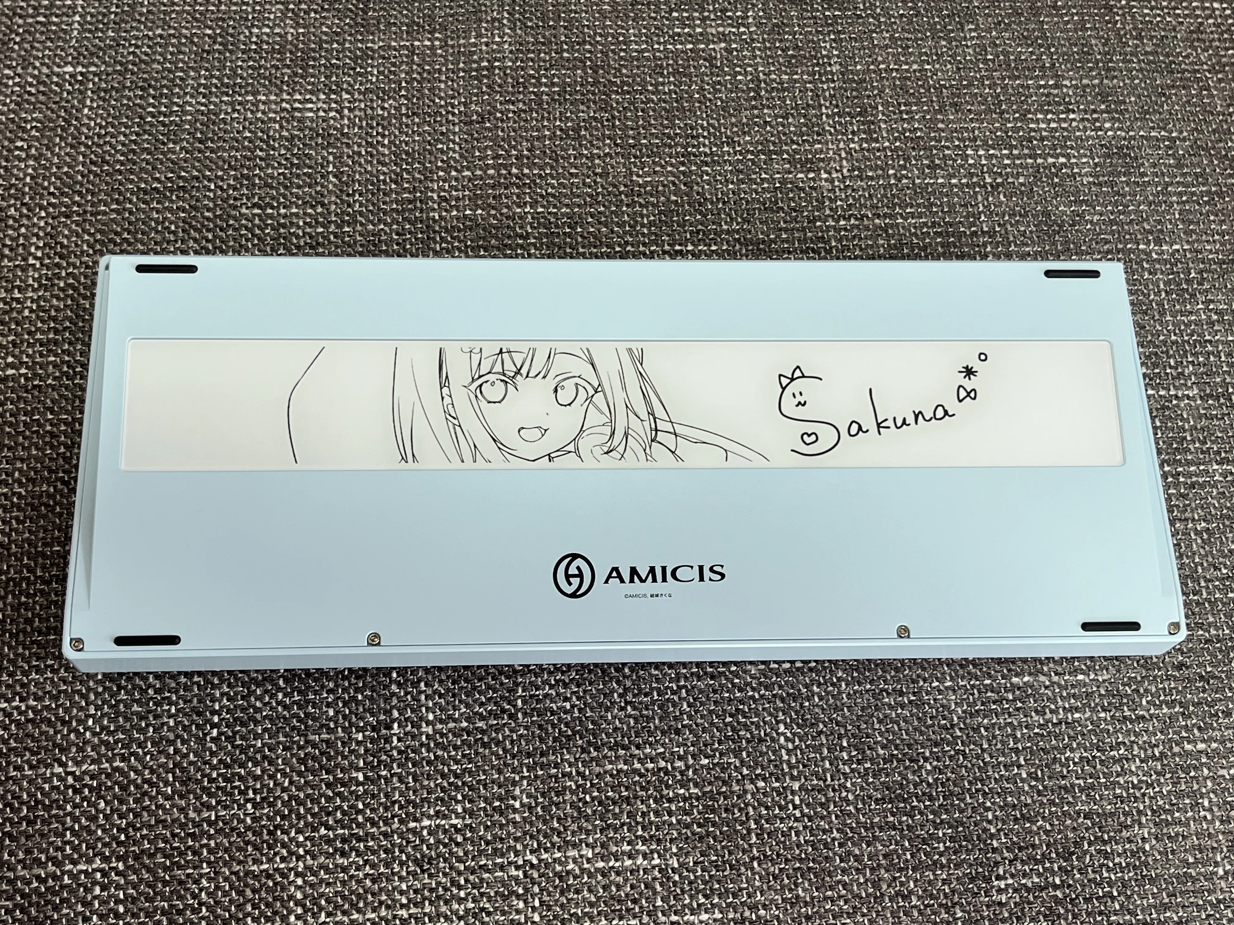 結城さくな × AMICIS キーボード＆マウスパッドレビュー｜くわな