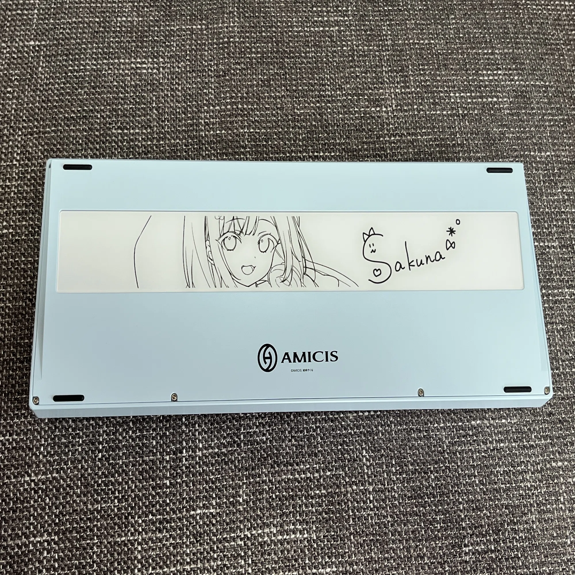 結城さくな × AMICIS キーボード＆マウスパッドレビュー｜くわな