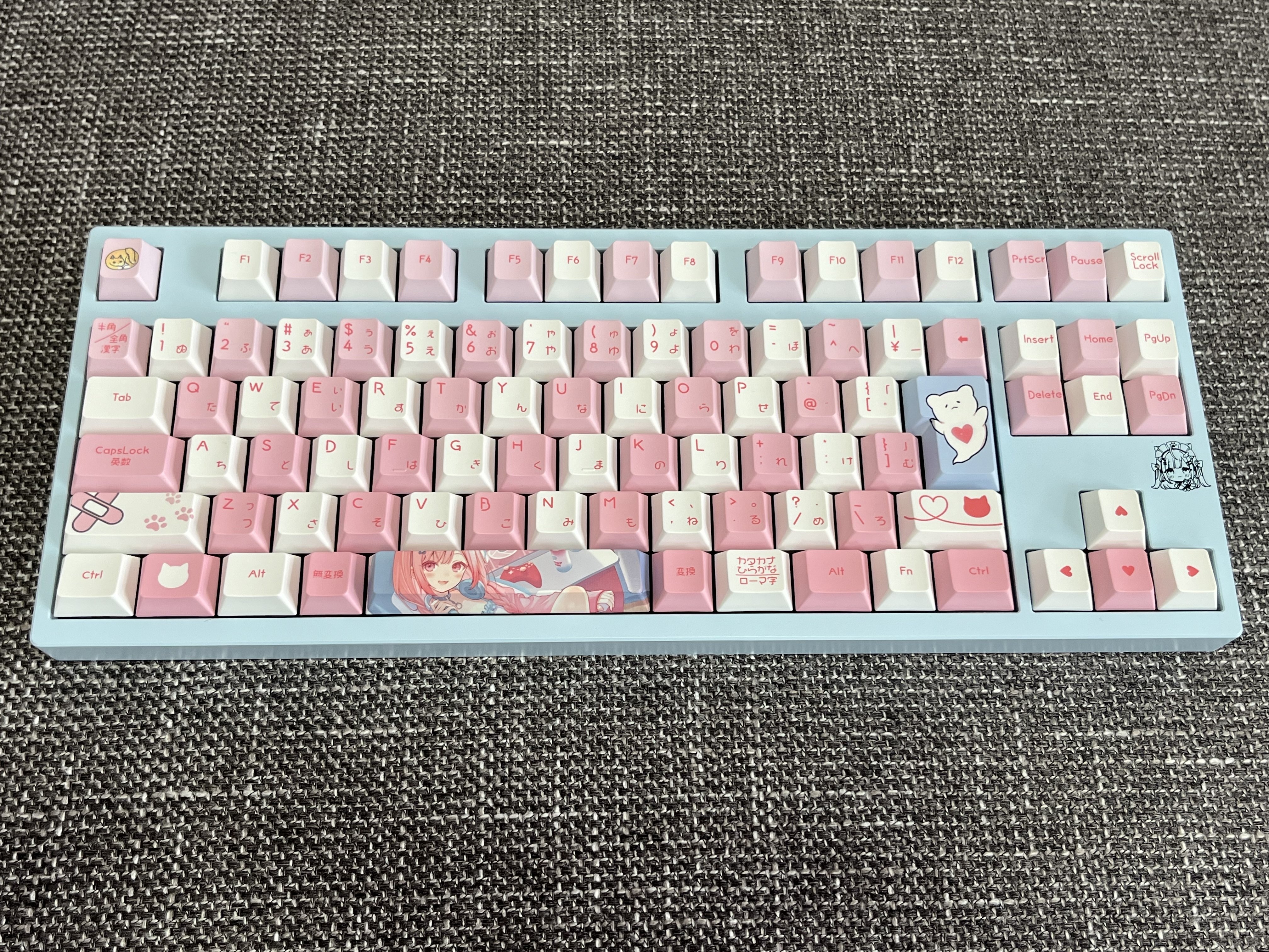 結城さくな × AMICIS キーボード＆マウスパッドレビュー｜くわな