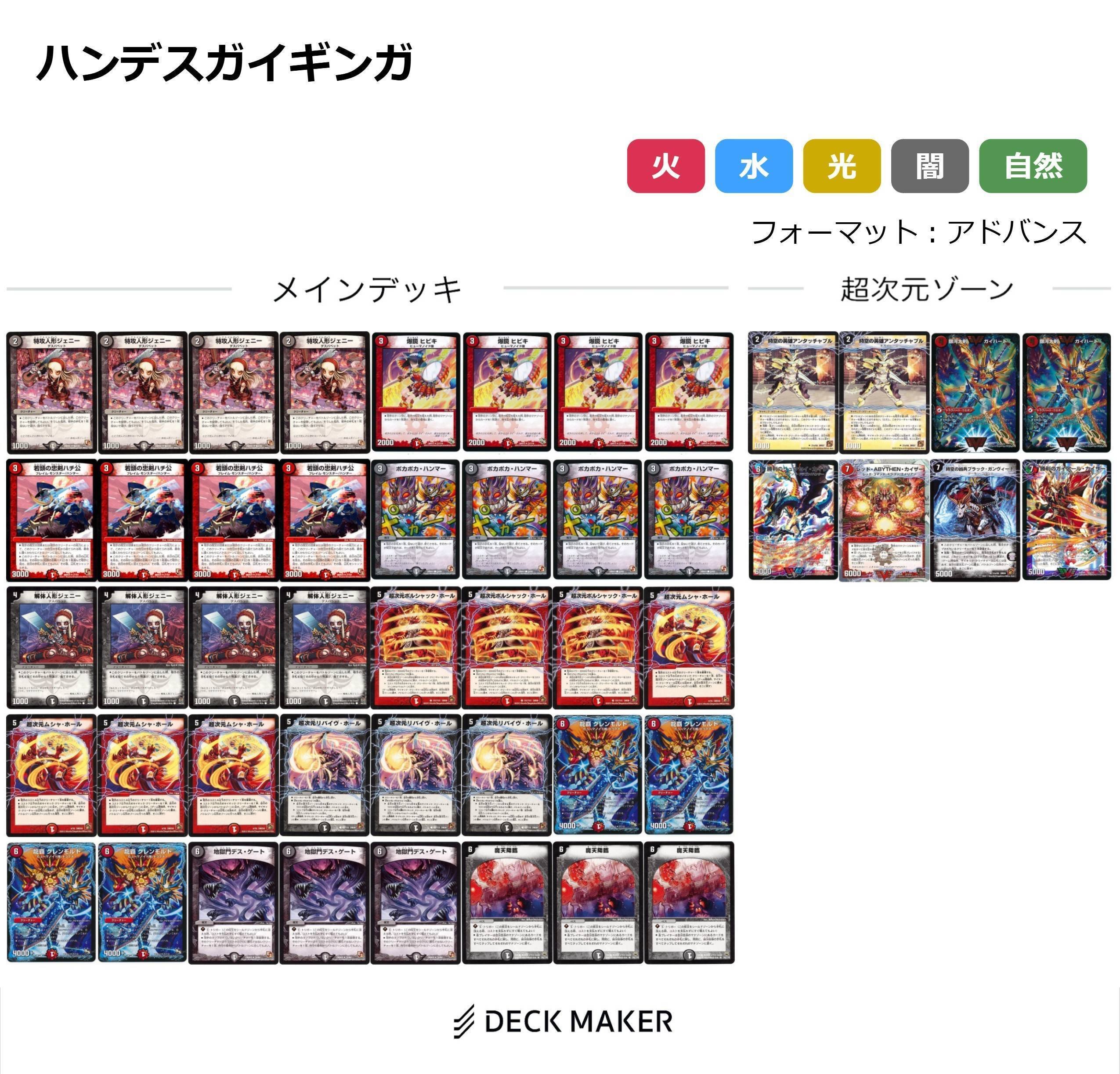 デュエマ 環境 最新構築 デッドダムド】アナカラーハンデス【ガチデッキ】