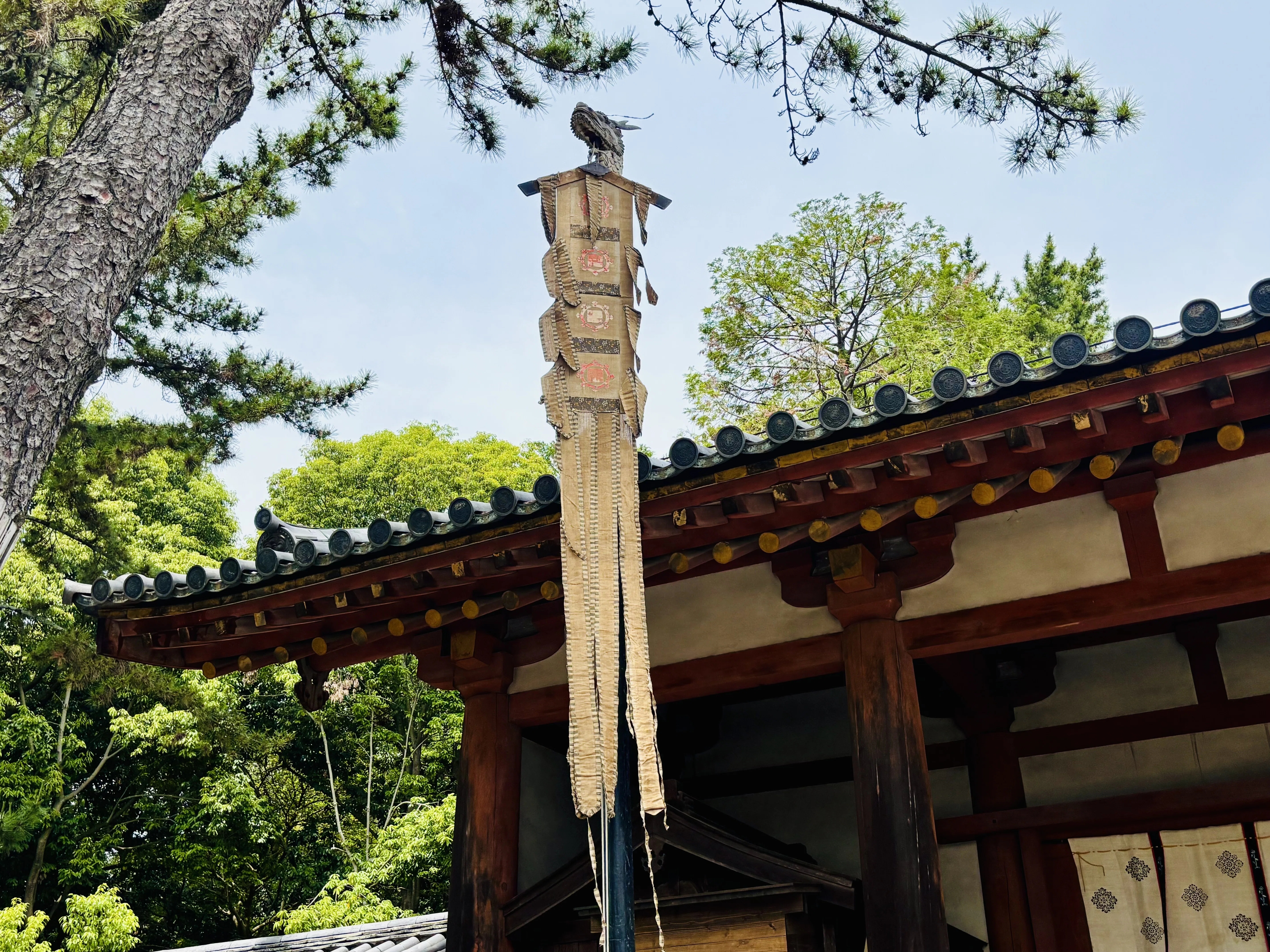 自転車で奈良をあちこち 4 唐招提寺の団扇撒き｜主婦の肩書きだけあるる