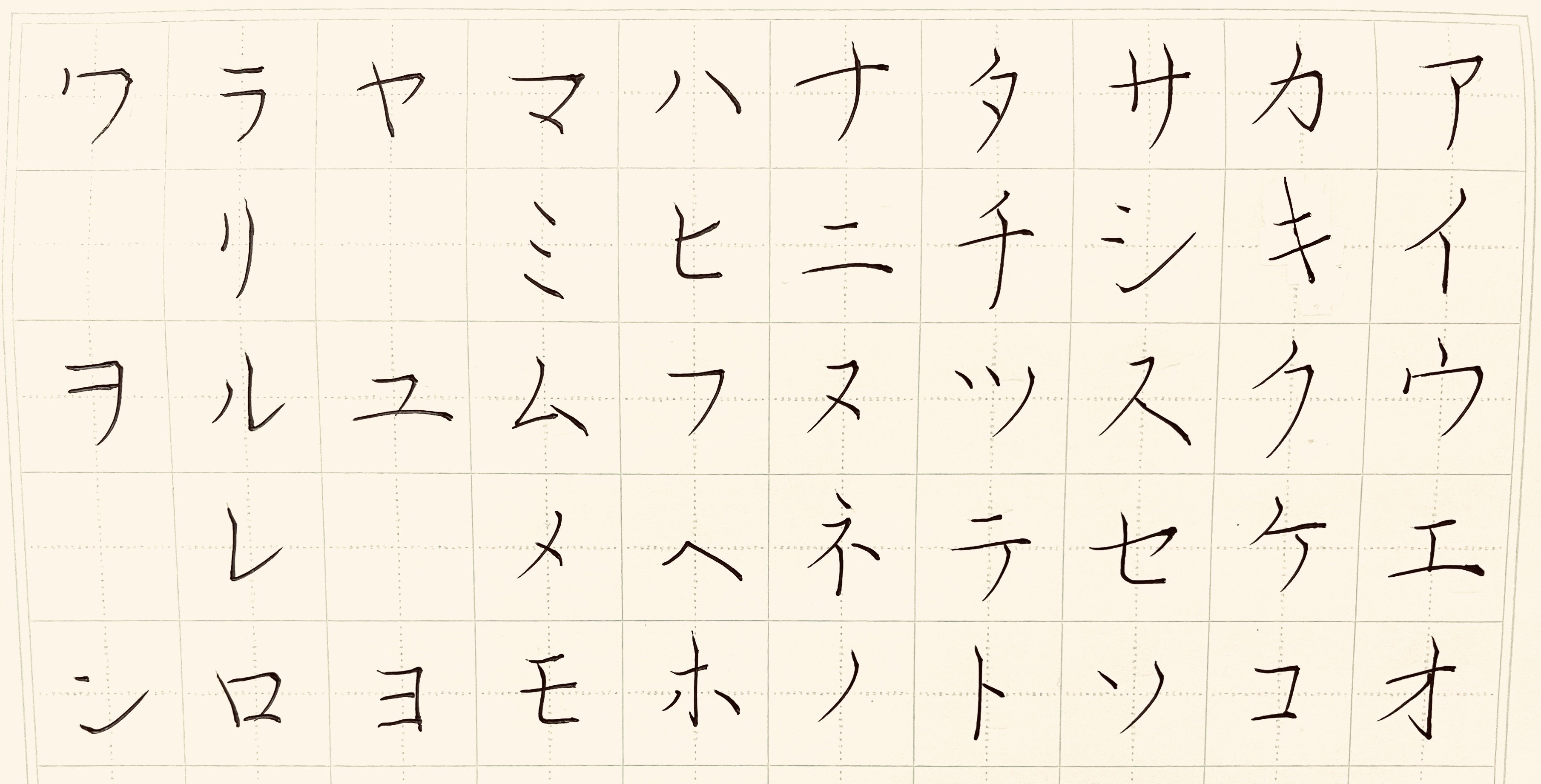 カタカナ練習｜ジャイアンがツボらしい｜見龍
