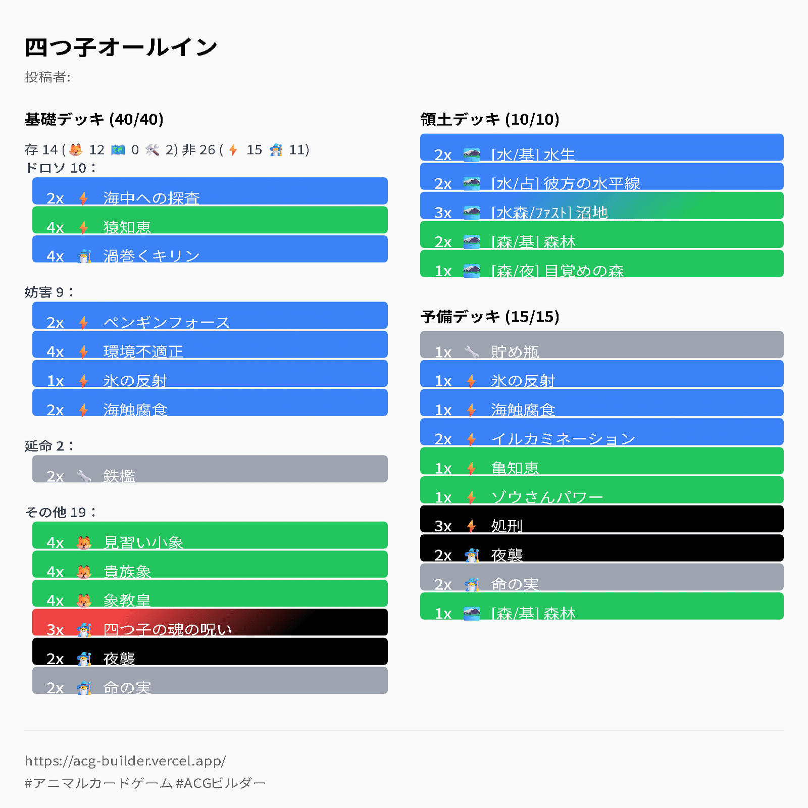 アニマルカードゲーム イーグルコントロールデッキ 3/4foil アニマルカードゲーム イーグルコントロールデッキ 3/4foil アニマル
