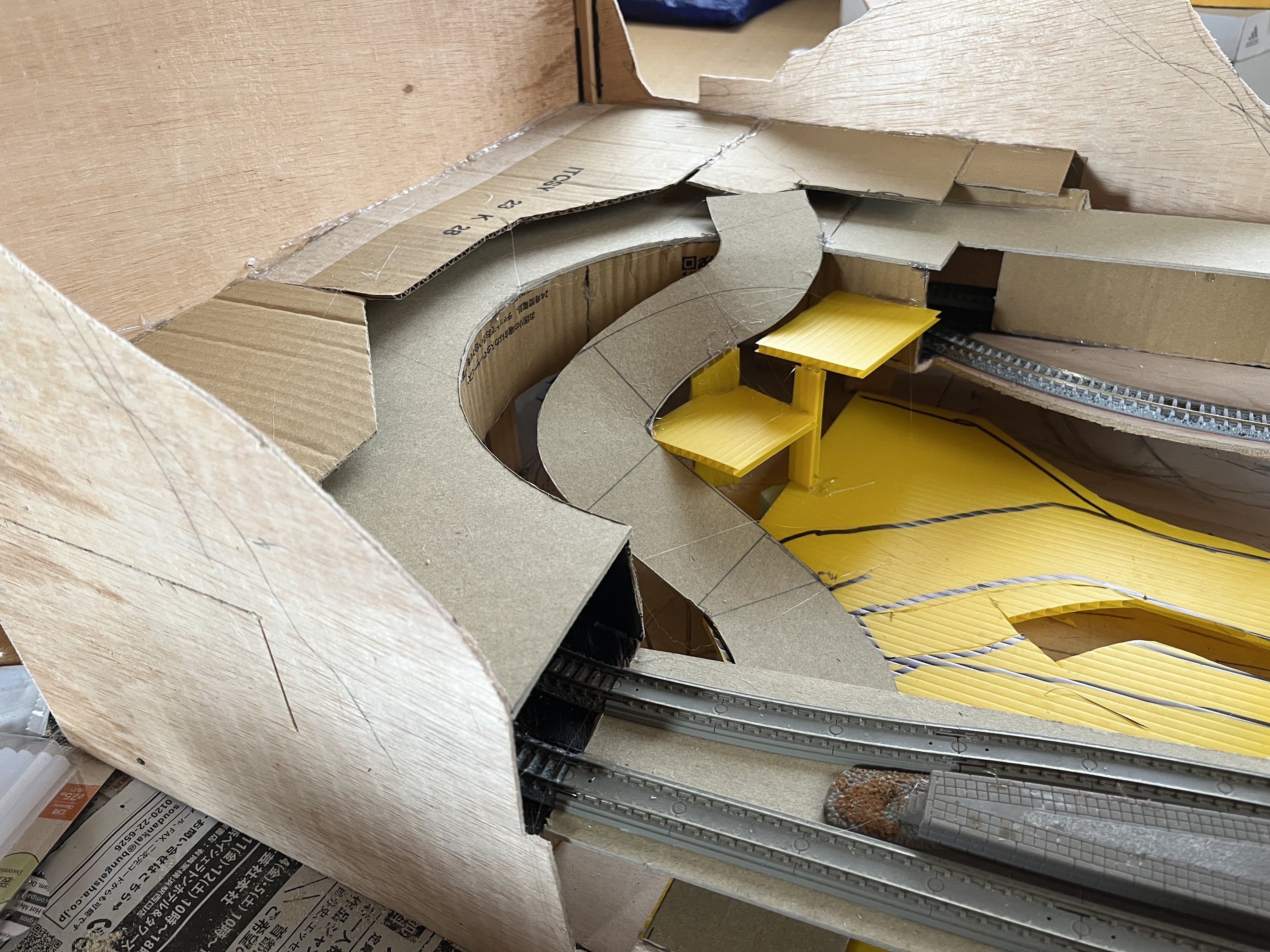 Nゲージ小型レイアウト】早﨑急行線 制作記 #02｜Selfoss