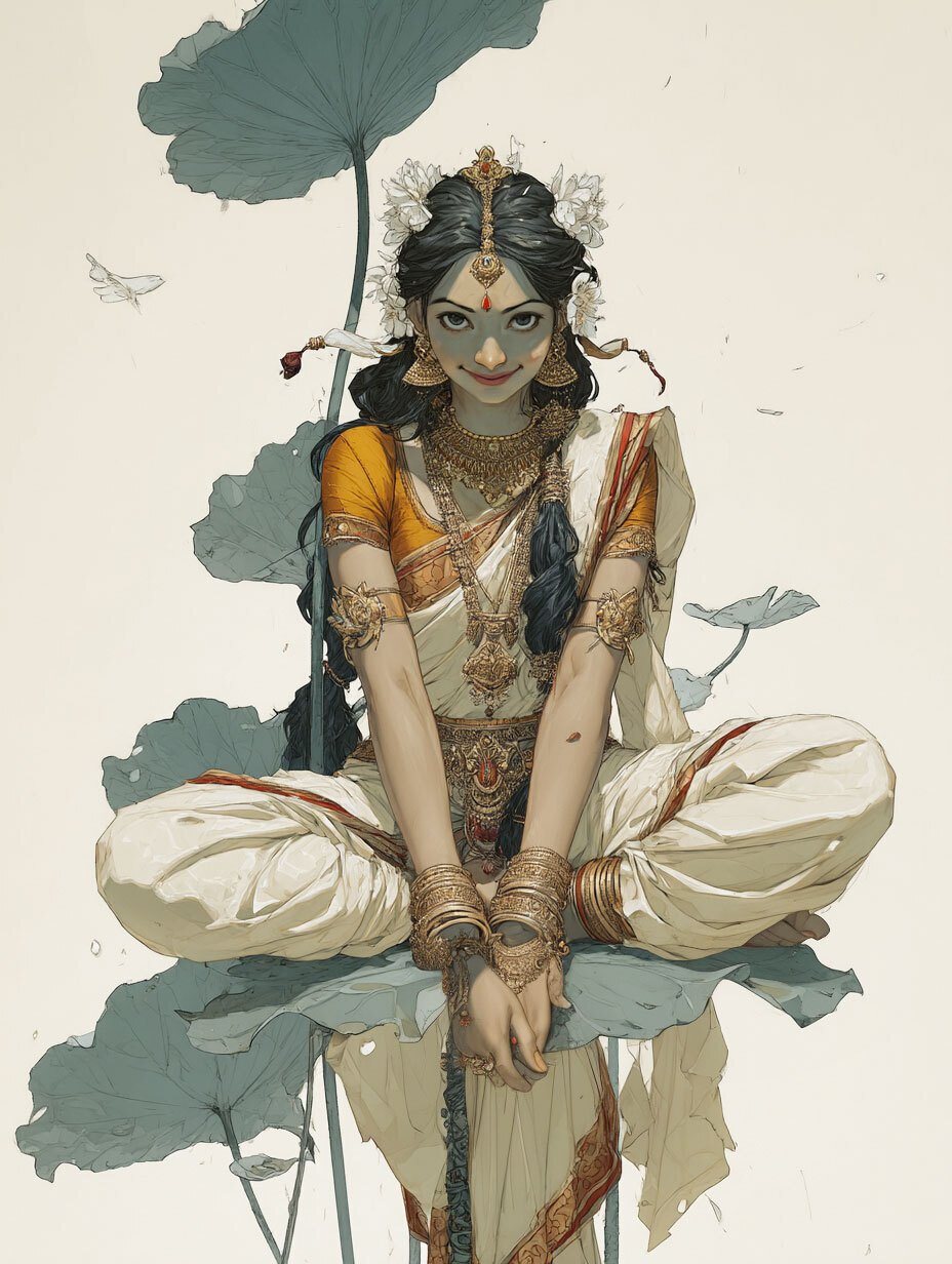 midjourneyでヒンドゥー教の女神を描いてみた | インド神話の本作り