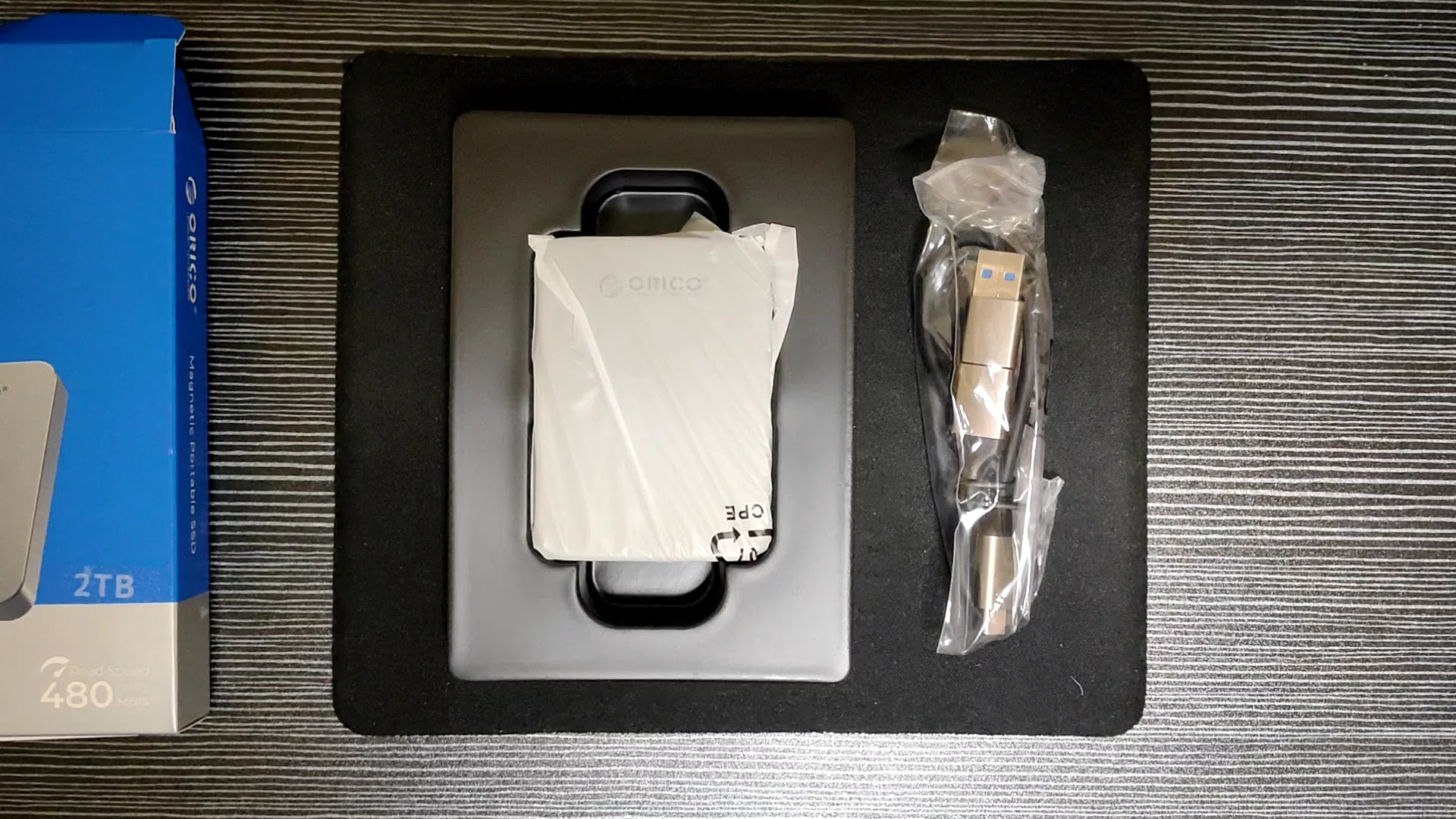 ORICO 磁気ポータブルSSD～大容量、コンパクト、磁気接続でケーブル