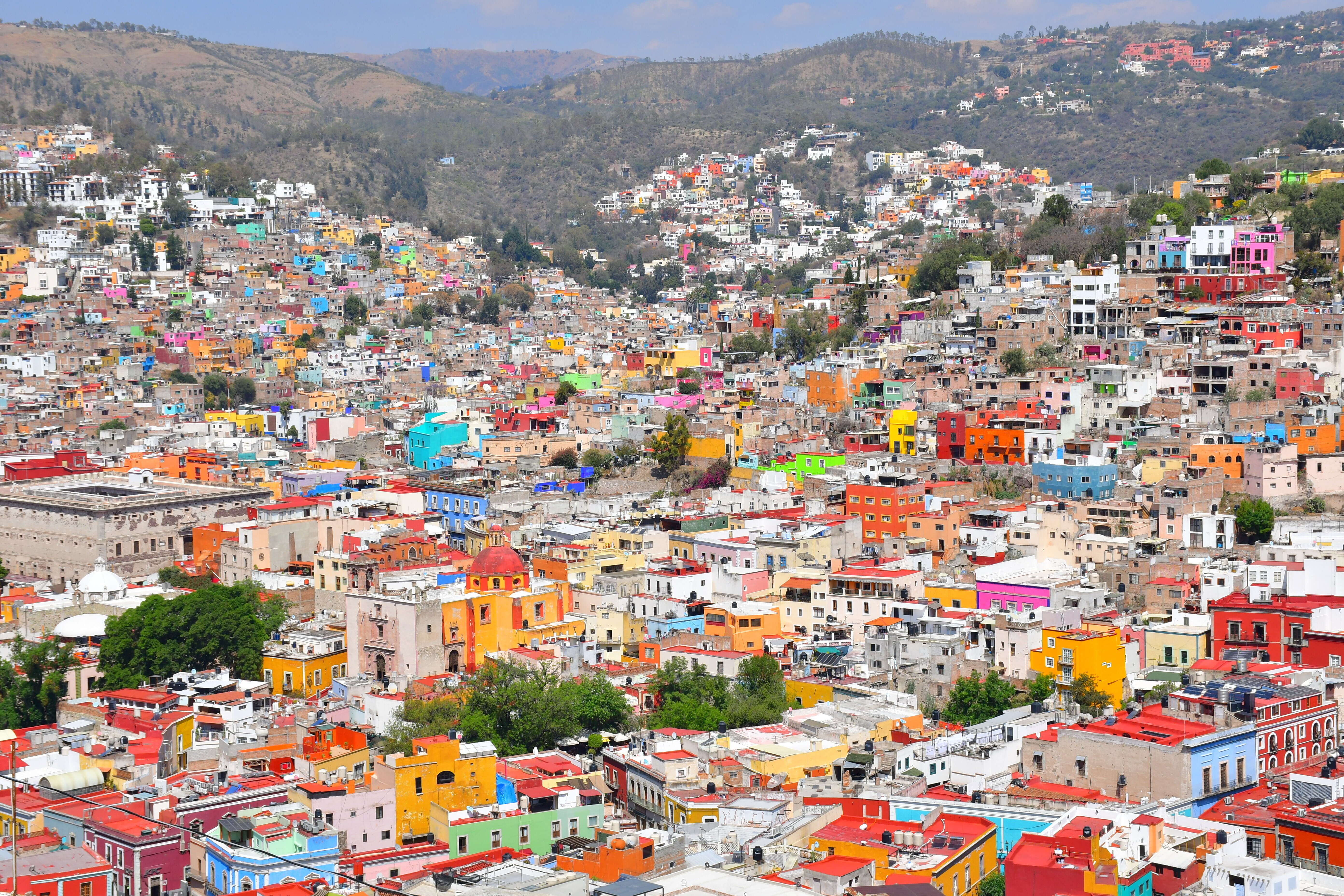 メキシコ　グアナフアトの風景 メキシコ グアナフアトの風景 メキシコで最も美しい世界遺産の街