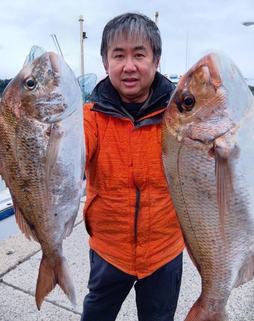 真鯛】トップ2枚、最大2.5kg！【アジ多数】トップ50枚、最大45cm