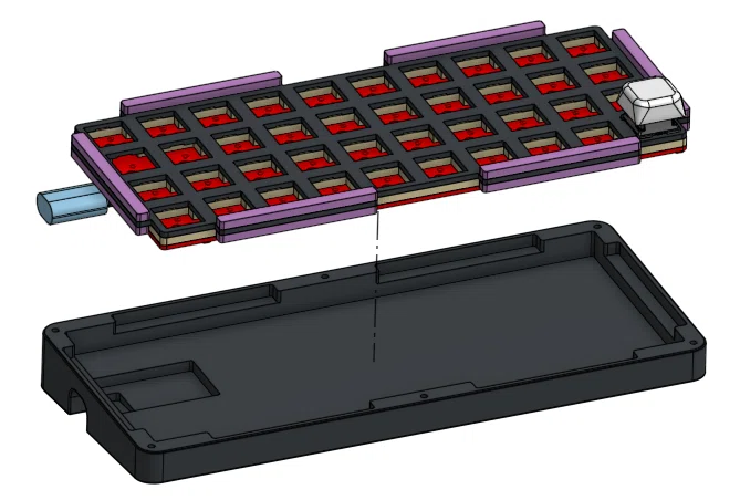 banime40のガスケットマウントケースの製作ログ｜deconics