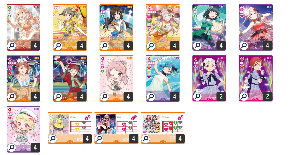 ラブカ】ファンミーティング3位でした【虹ヶ咲デッキ解説】｜ミウミ@ラブカ