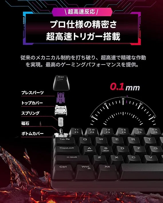 MageGee ラピッドトリガー キーボード｜GetGadgetGot
