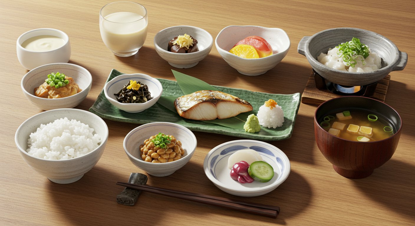 バランスの良い朝食の例