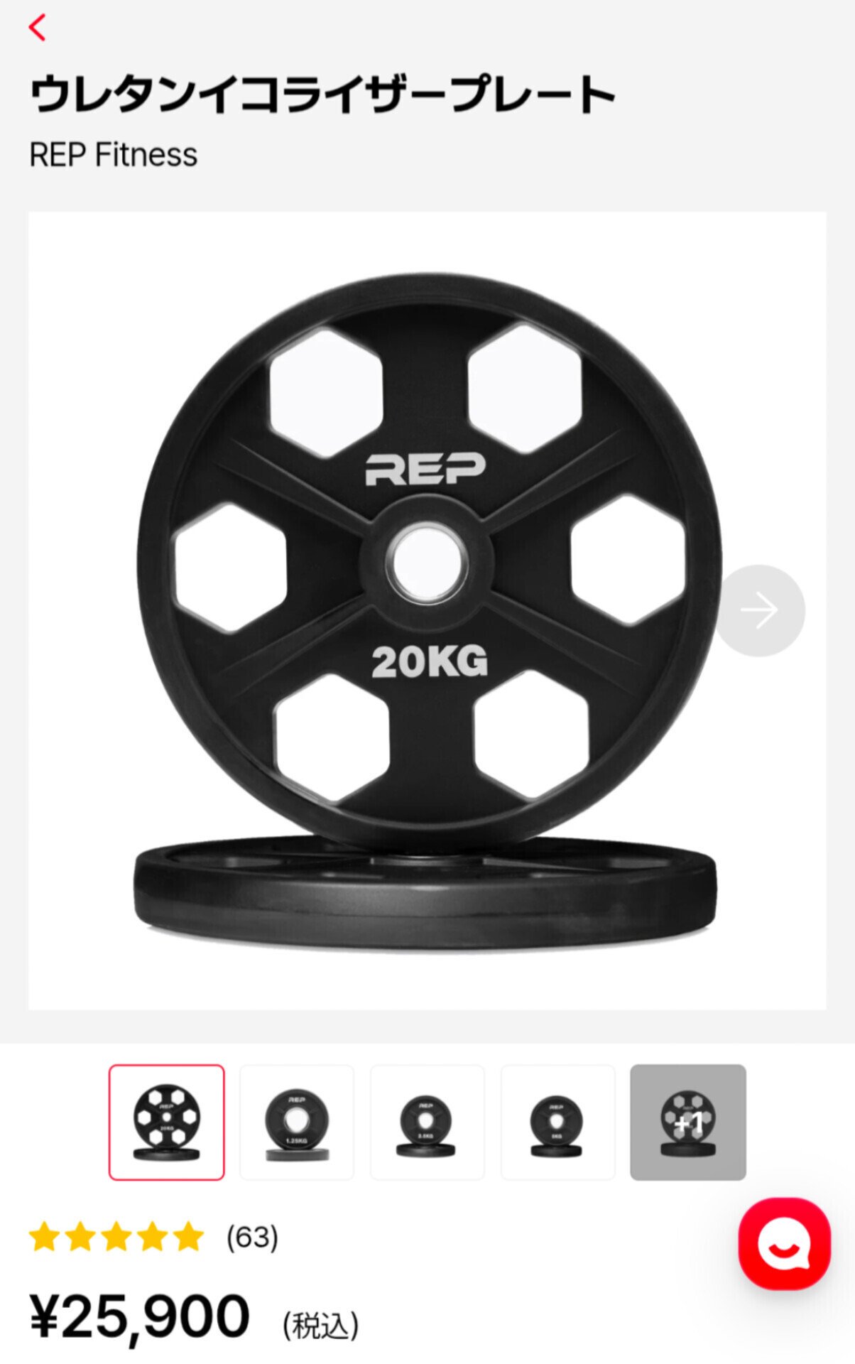 REP Fitness ウレタンイコライザープレート 10KG 2枚セット REP Fitness ウレタンイコライザープレート 10KG 2枚セット 楽天