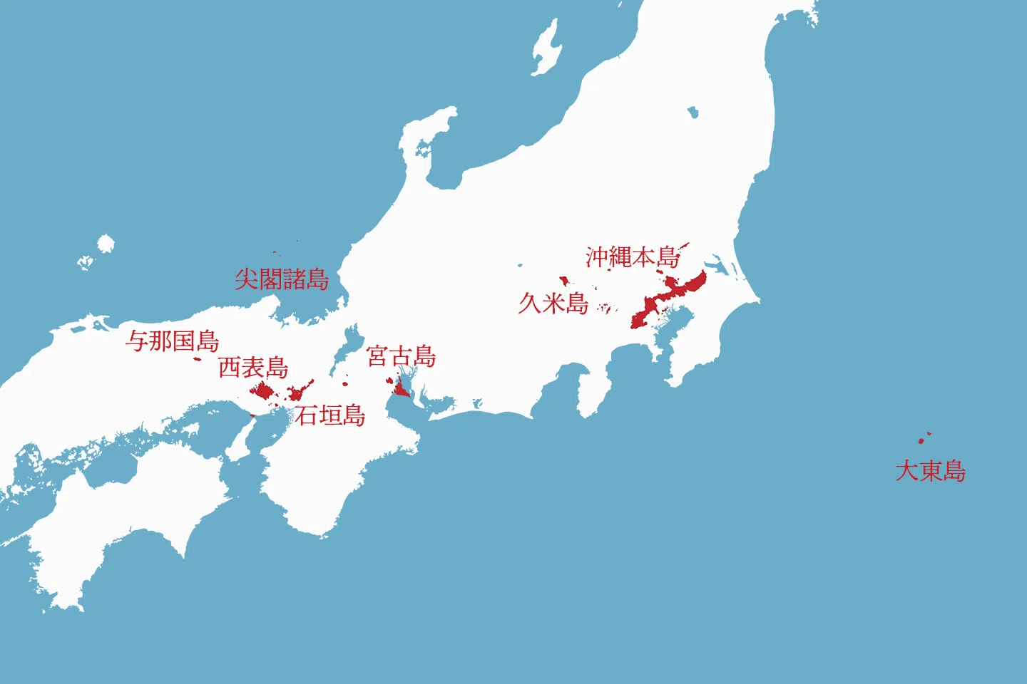 旅知識】SNSでバズった沖縄地図 沖縄県は意外とデカい｜atsushi okinawa