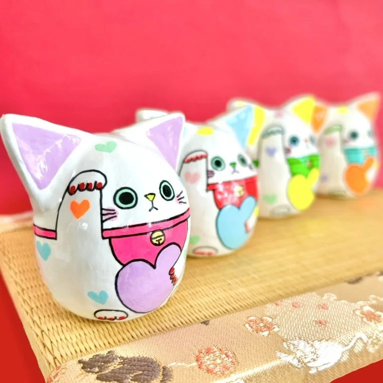 チャレンジ中】デザフェスで“招き猫猫”100匹並べたい｜megumix