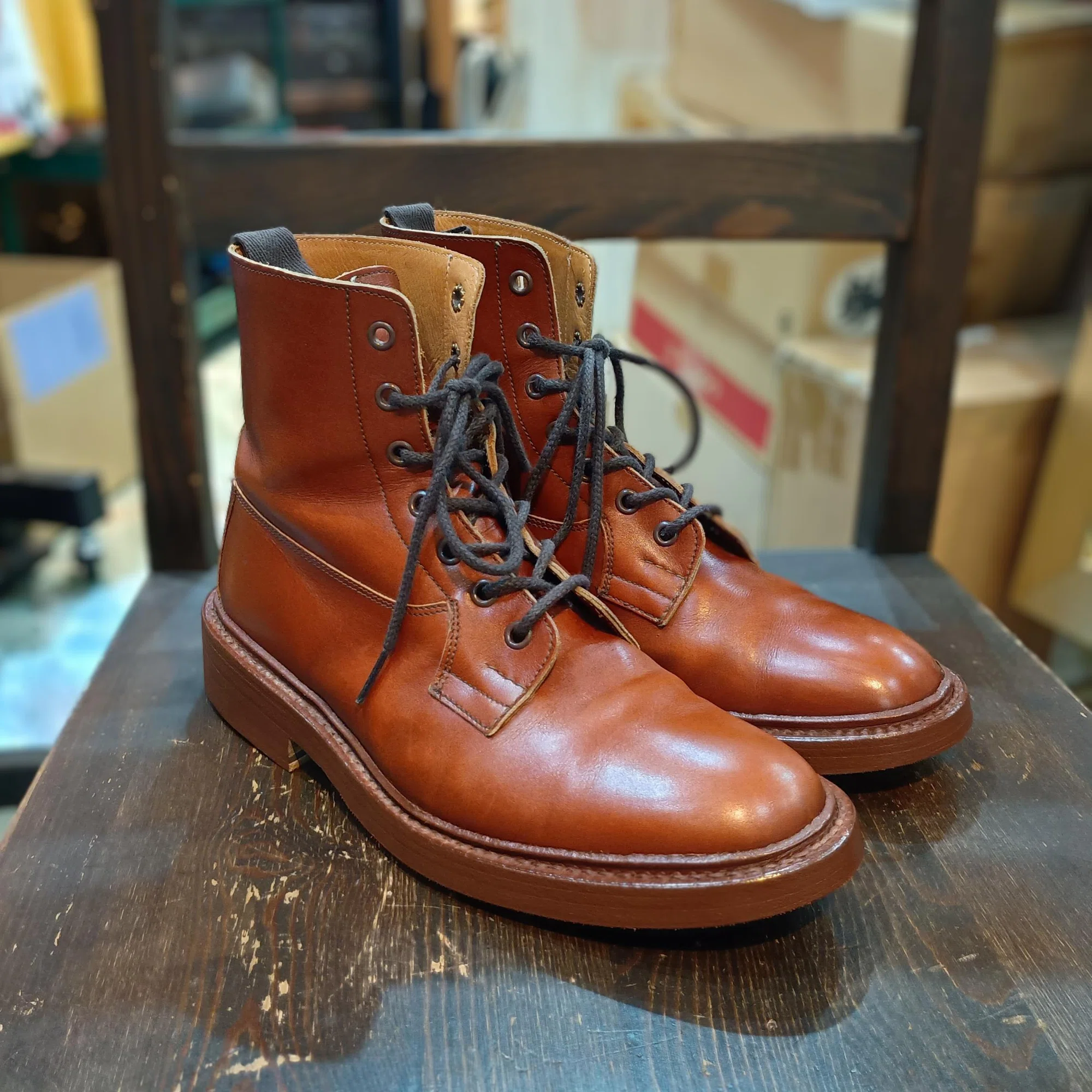 ハーフラバー補修&トップリフト交換】Tricker