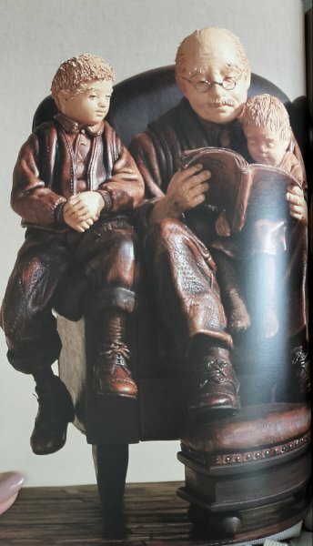 365日色の話＋「レザーアート老人と子供」本池秀夫さんの素晴らしい