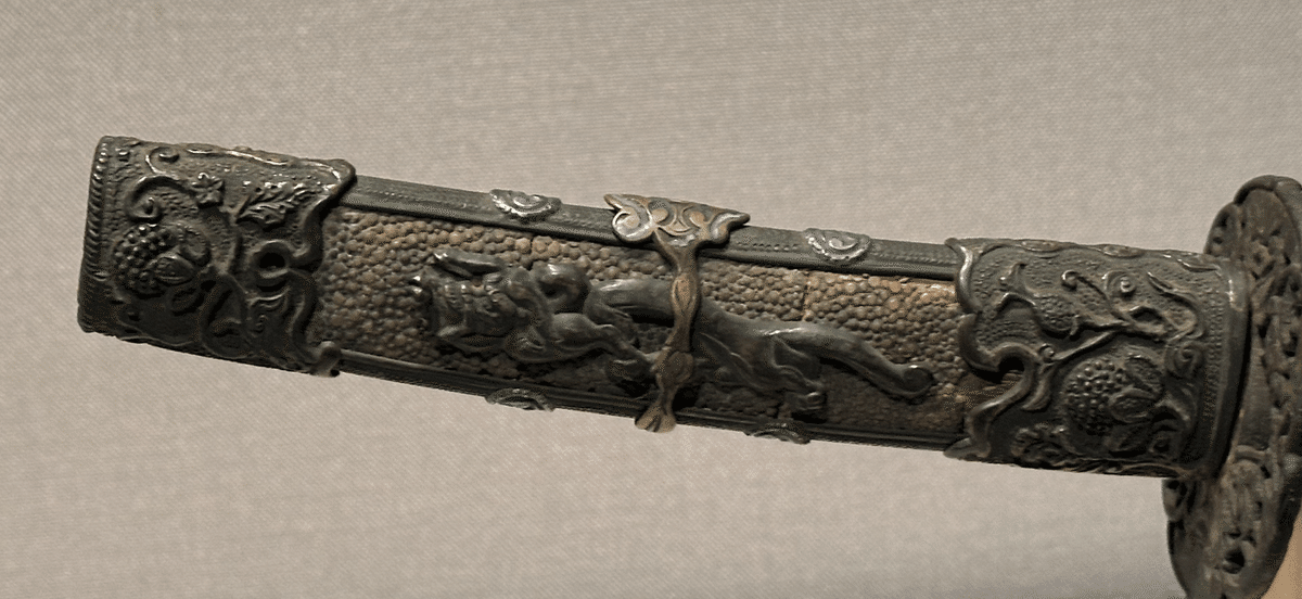 アイヌ刀 蝦夷拵 エムシ 木彫 イコロ 儀式刀 登録不要 刀装具 民藝