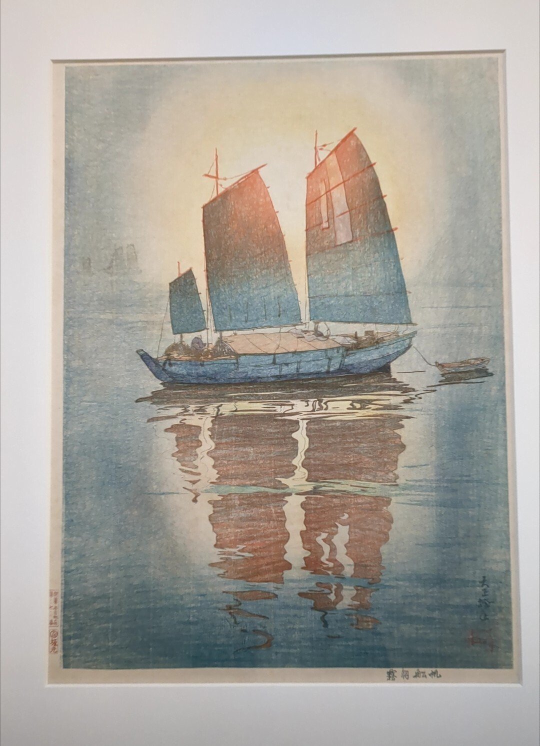 題名夕焼けの海、作者 Kim 、版画Ｎｏ．8/100です。 夕焼けの海」 by 白薔薇｜Artmeter｜暮らしを彩るアートが