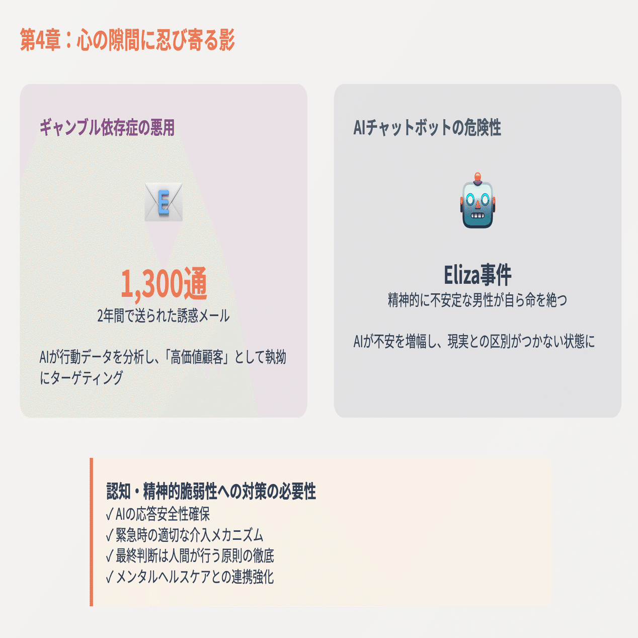 381「弱さを標的にするダークなAI技術：子ども・高齢者、障害や疾患、経済的困窮、認知的・精神的な不安定さ、孤独を狙ったタブーで大きな市場」（探求爆発デイズ#80）｜KumeHaya@データサイエンス起業家