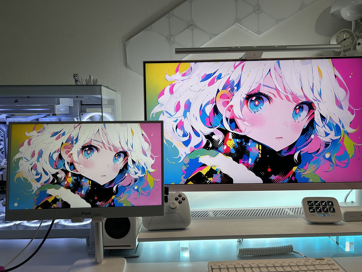 レビュー】Pixio PX160 Wave White ゲームにも仕事にもどこでも使える