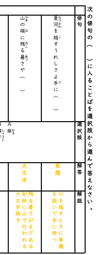 灘中国語一日目対策 俳句と漢字パズル｜honoka