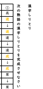 灘中国語一日目対策 俳句と漢字パズル｜honoka