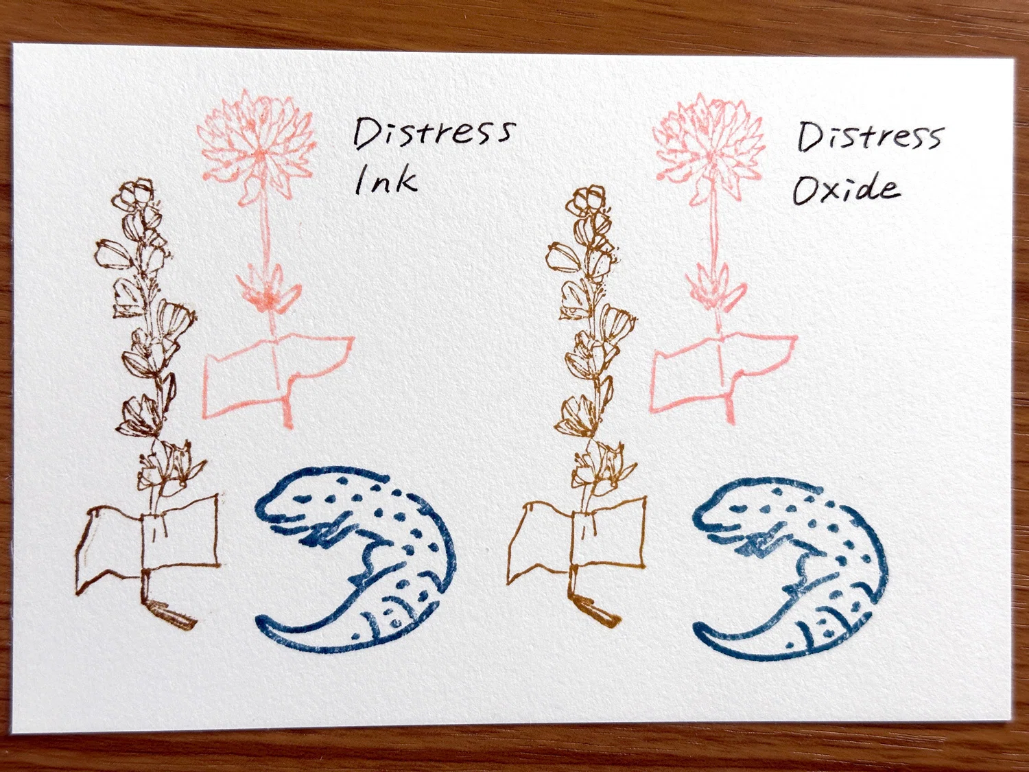 Distress InkとDistress Oxideの違いについて｜海外文具と古本 まよ