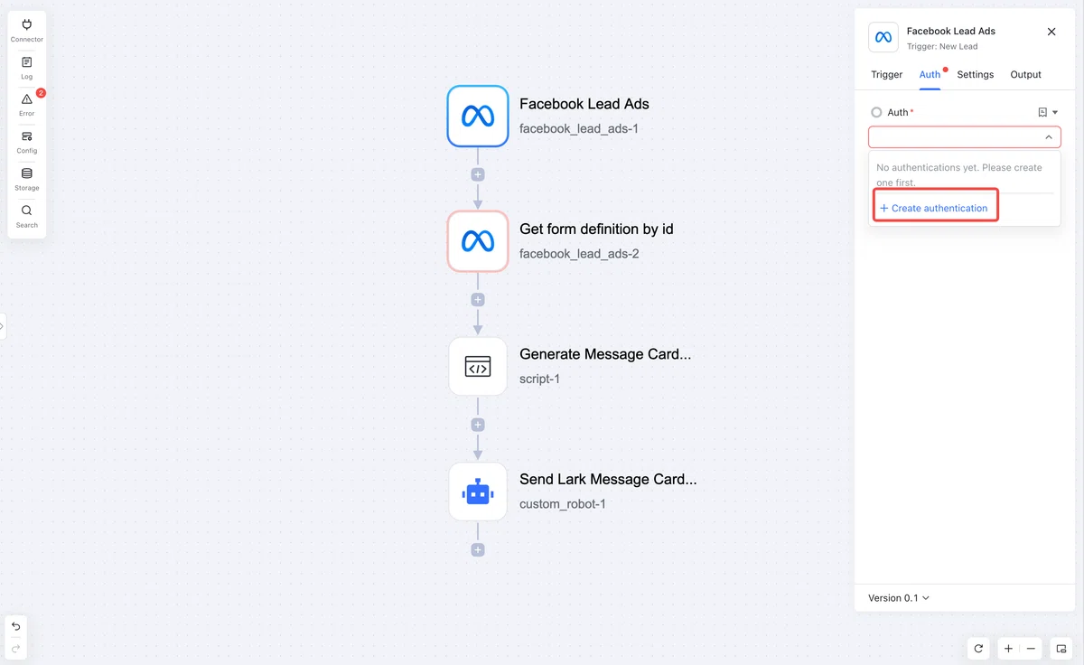 【Lark AnyCross テンプレート】Facebook Lead Adsで新しいリードが発生したらLarkメッセージカードを送信する方法 ...
