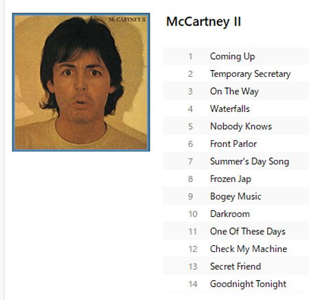 McCartney II - Paul McCartney にまつわる話｜小泉伊佐美