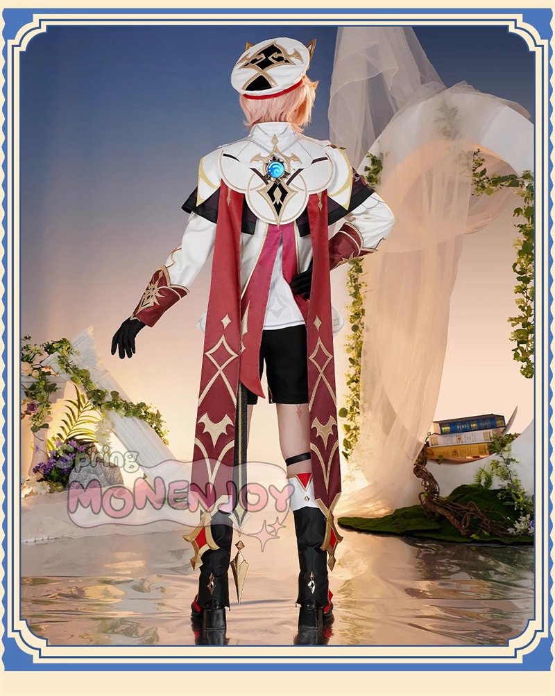 Monenjoy 原神 ダリア コスプレ衣装 Dahlia 帽子付 金属製パーツ