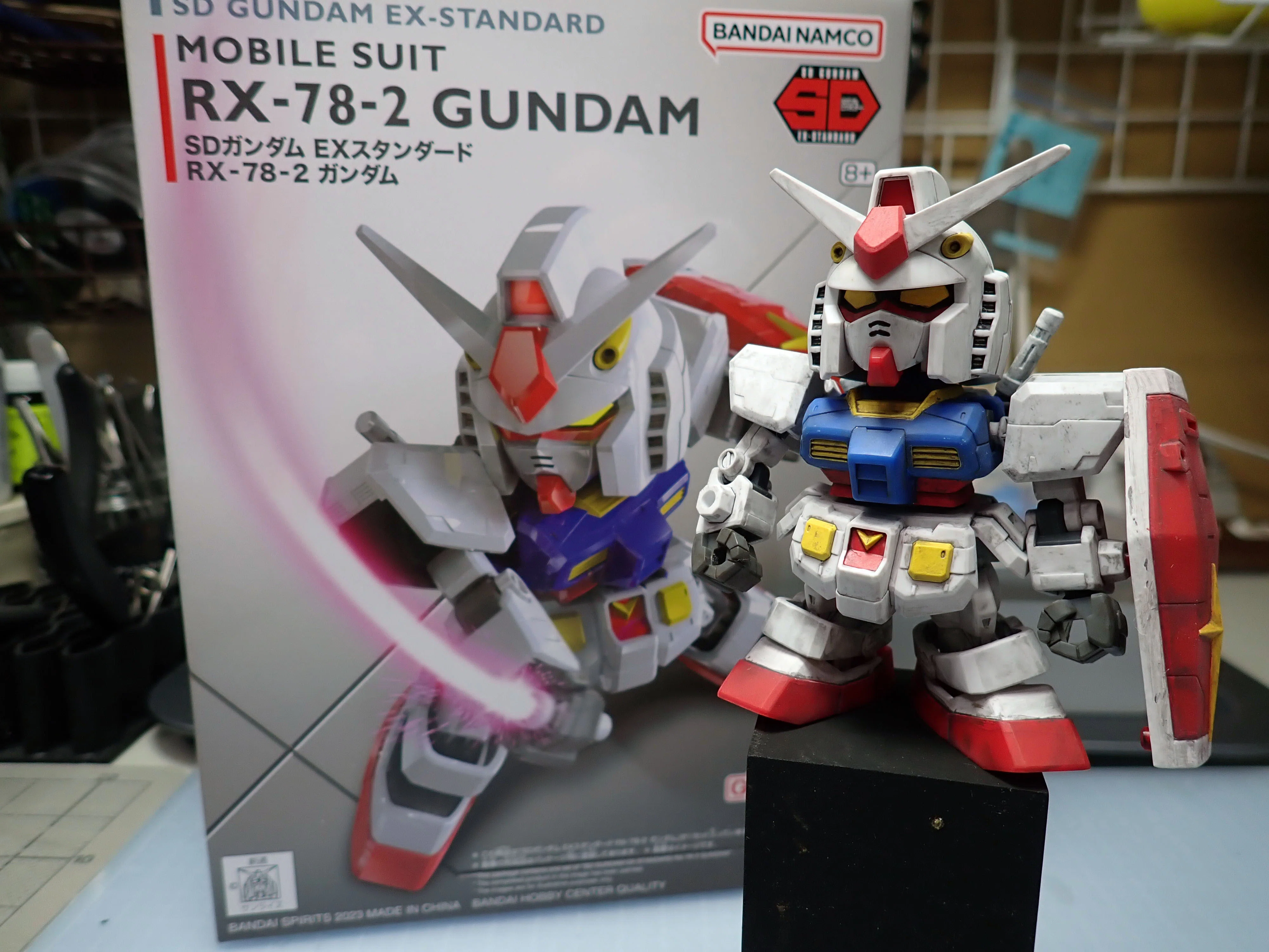 上手なことよりも、愛が試される：SDEX RX-78-2 ガンダム（完成編