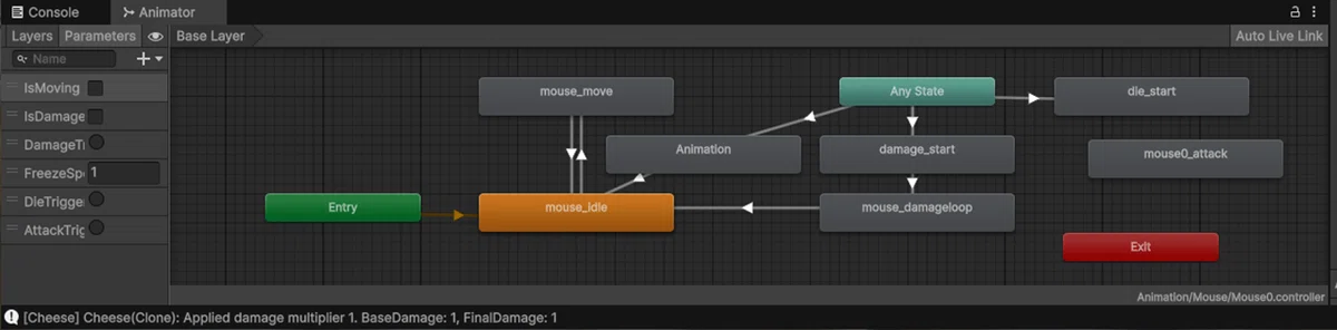 UnityのAnimator Override Controllerで「量産型アニメーション」｜k3