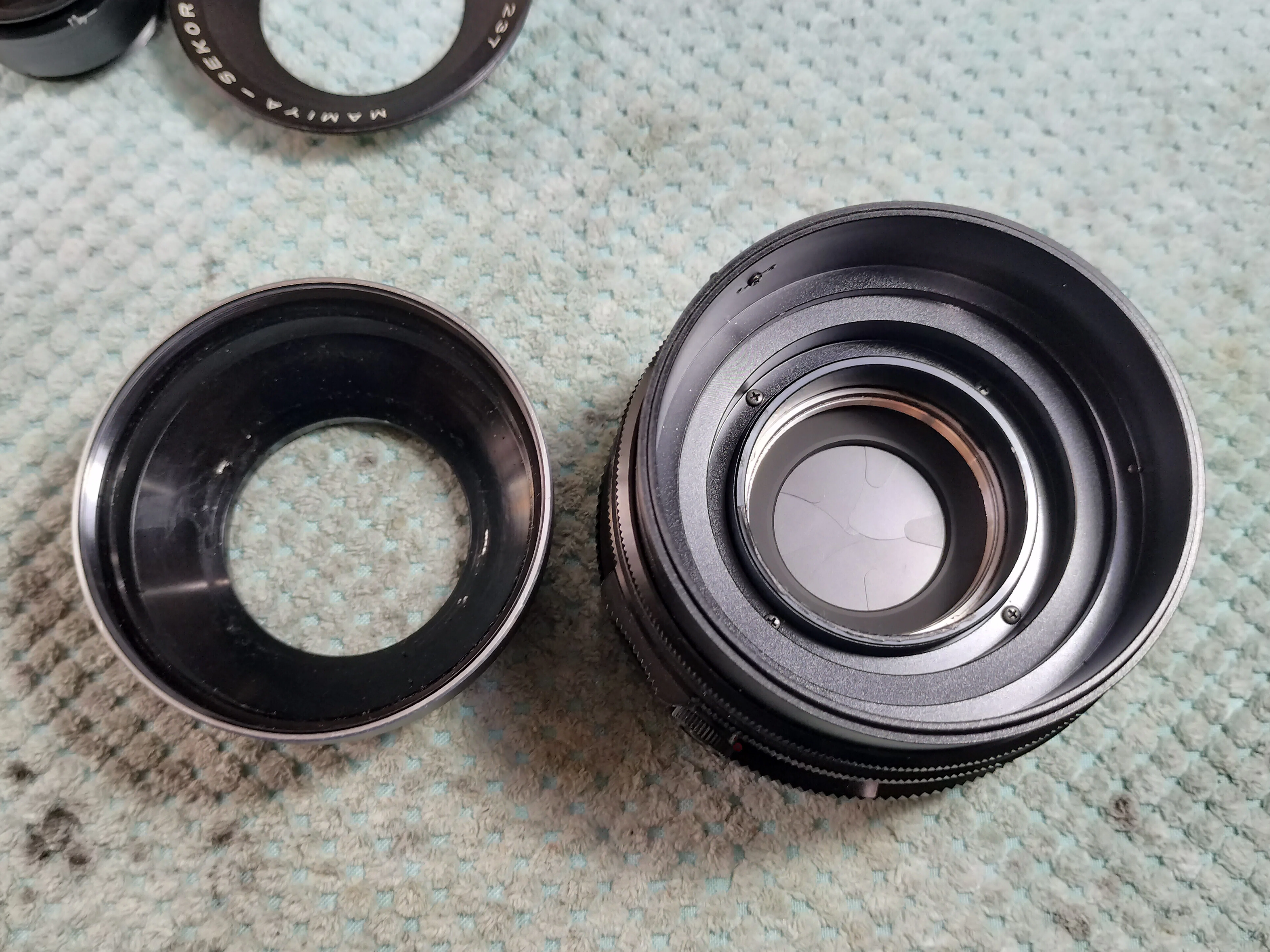 Mamiya Sekor C 127mm F/3.8の分解｜フィルムカメラ修理のアクアカメラ