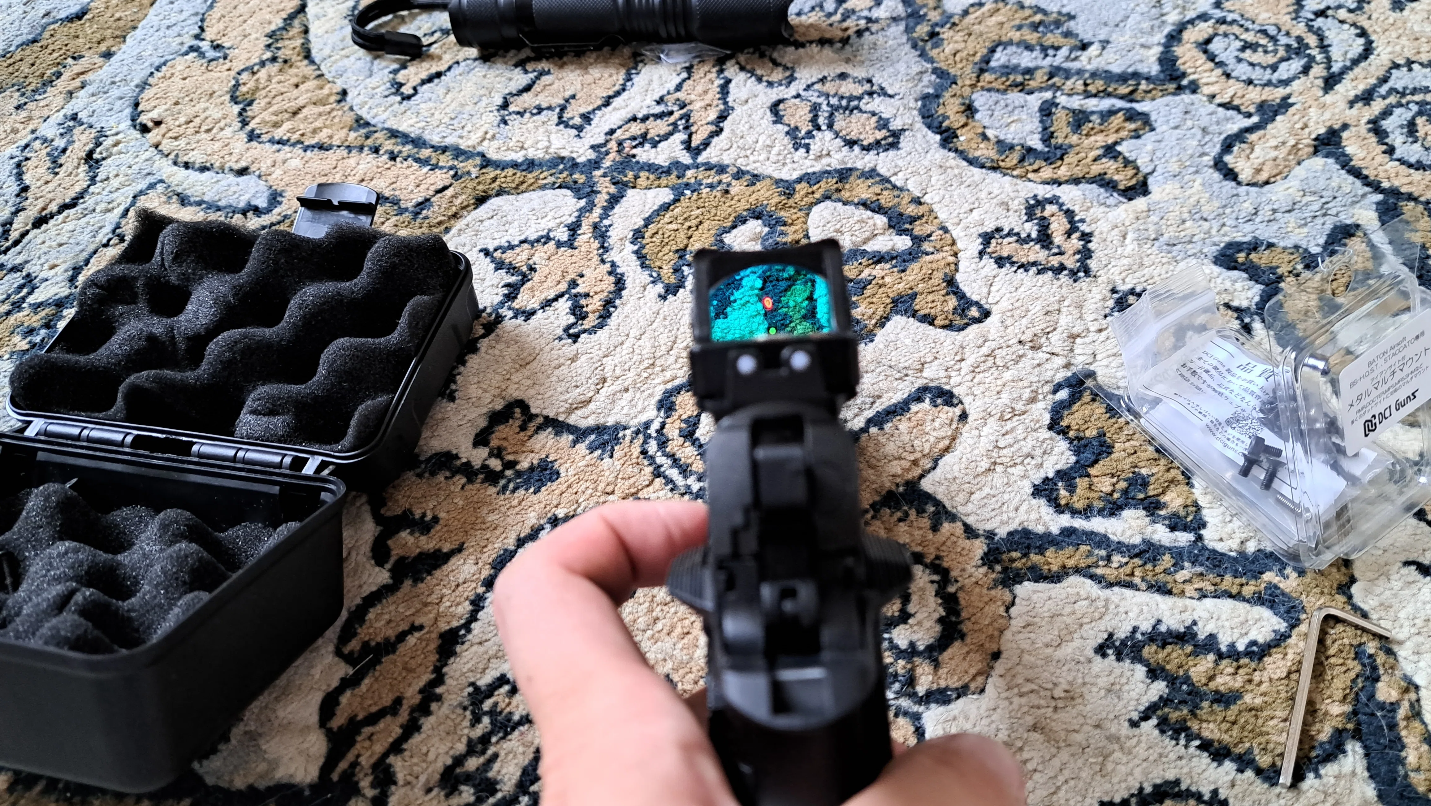 アイアンサイト付メタルマルチマウント Baton airsoft CO2GBB BS