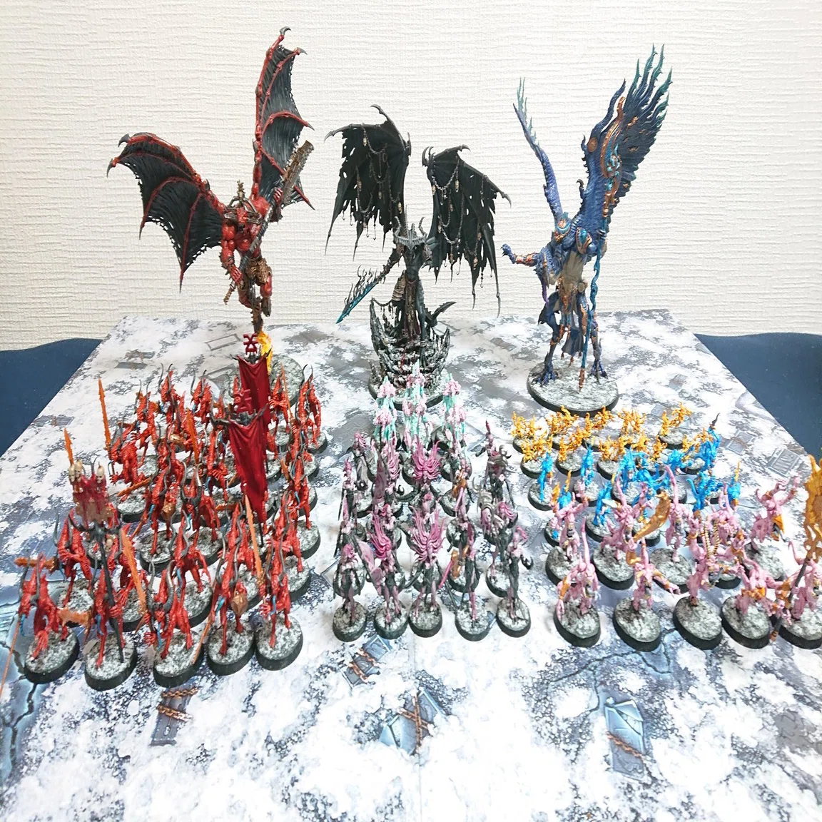 実録】ウォーハンマーフルペイントにかかる期間〜現実的フルペイント 