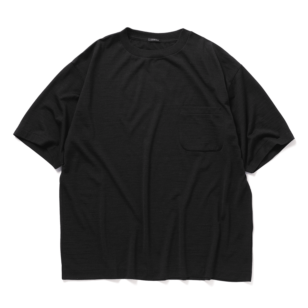 COMOLI 22SS ウール天竺ノースリーブ BORDER 3 COMOLIサマー