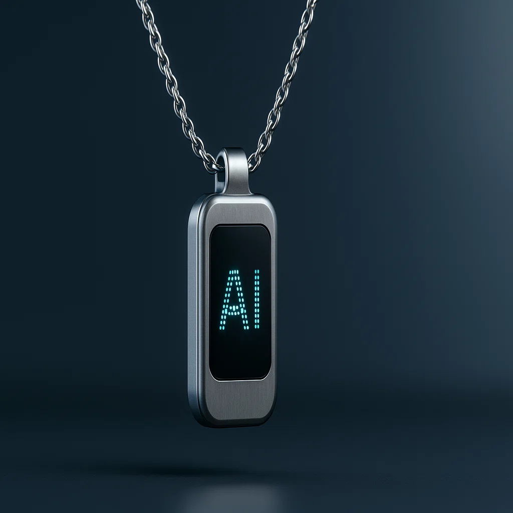 首にかける未来。AIが“ジュエリー化”する時代｜nao 🌙 note。