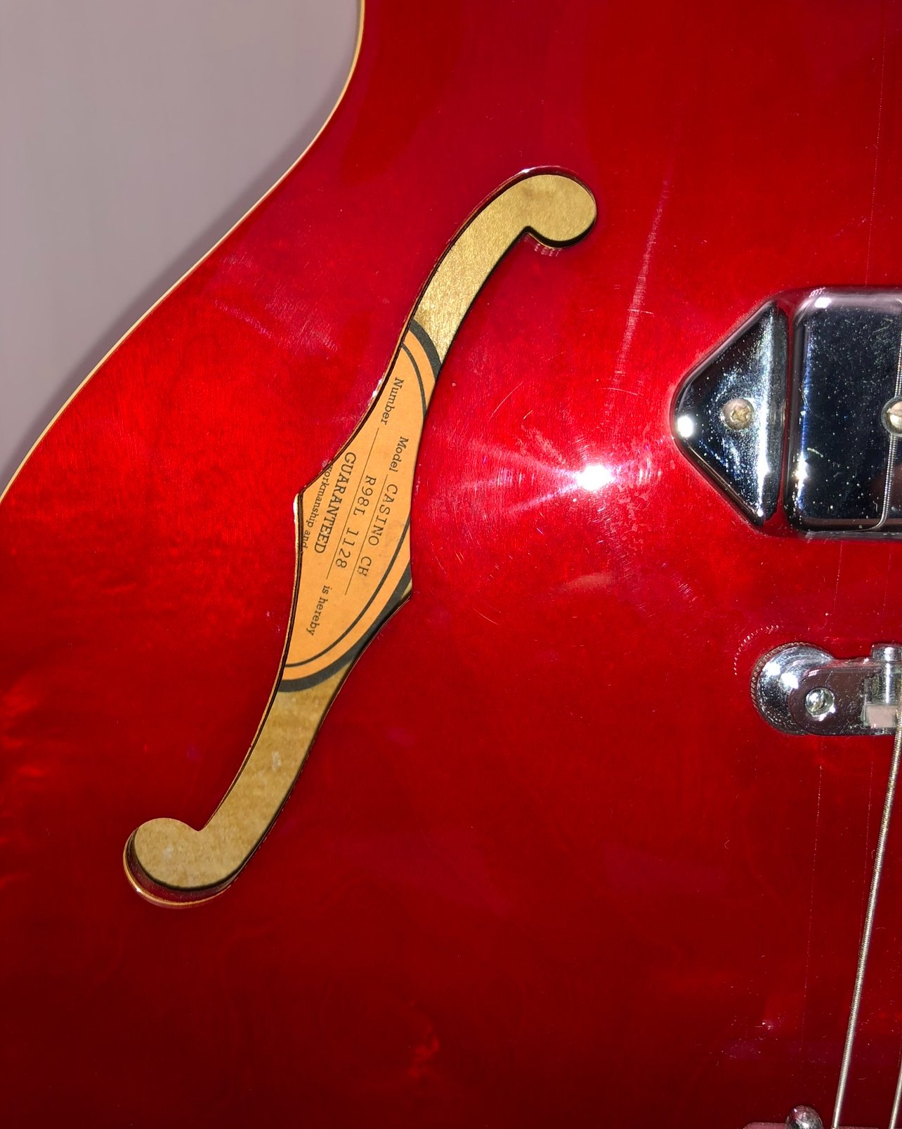 3. Epiphone Casino 韓国製 Peerless plant｜Atrai Lennon