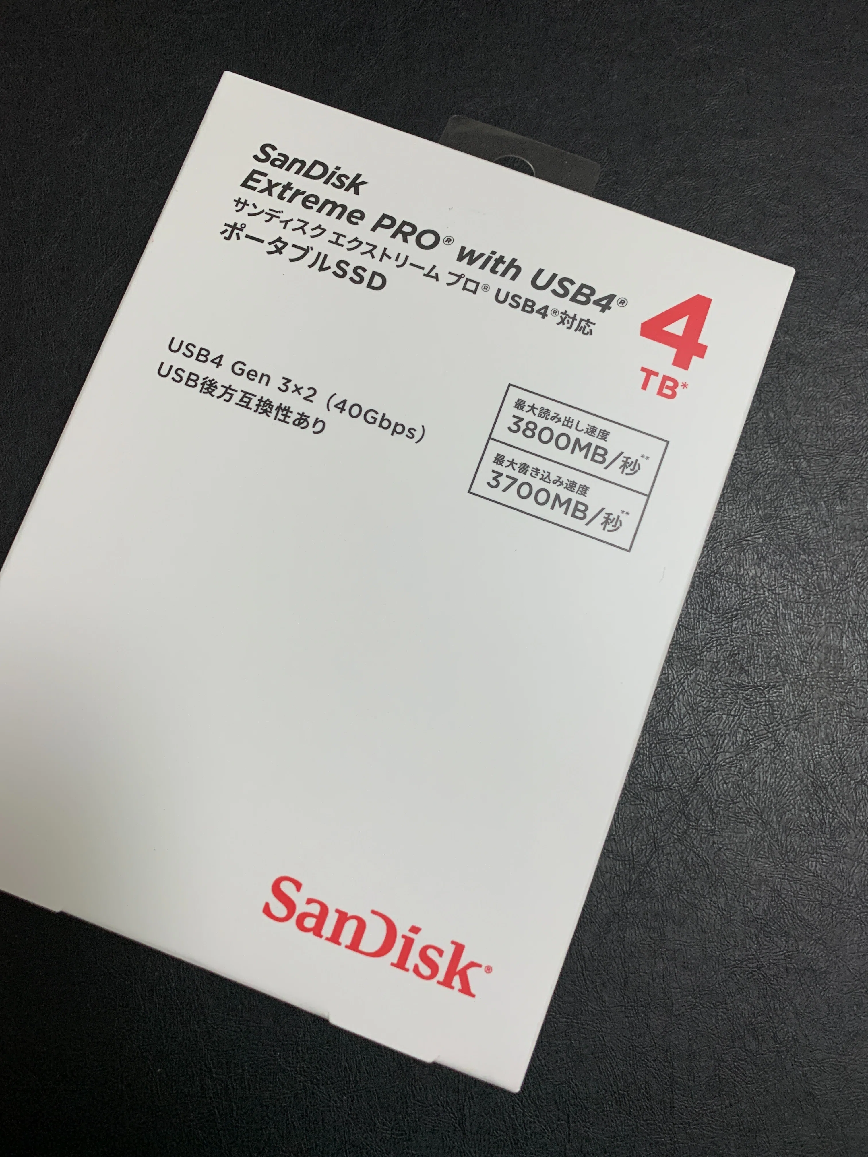 4TB Extreme SSD SanDisk USB4 PRO | Portable with SDSSDE81-4T00-J25