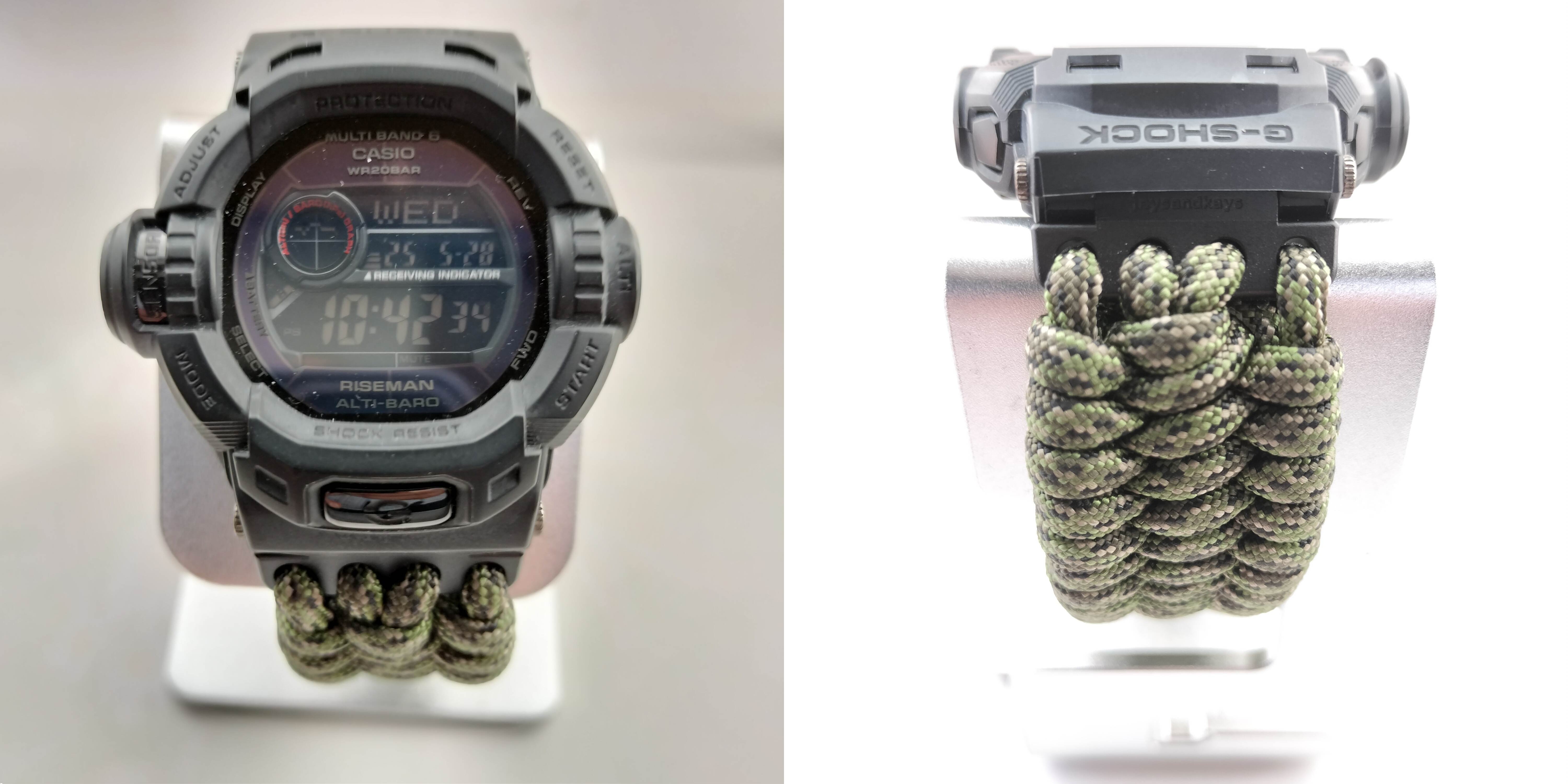 Gショック　パラコード仕様 G-SHOCKをプチカスタムして遊んでみる-其の十｜POLYLOFT