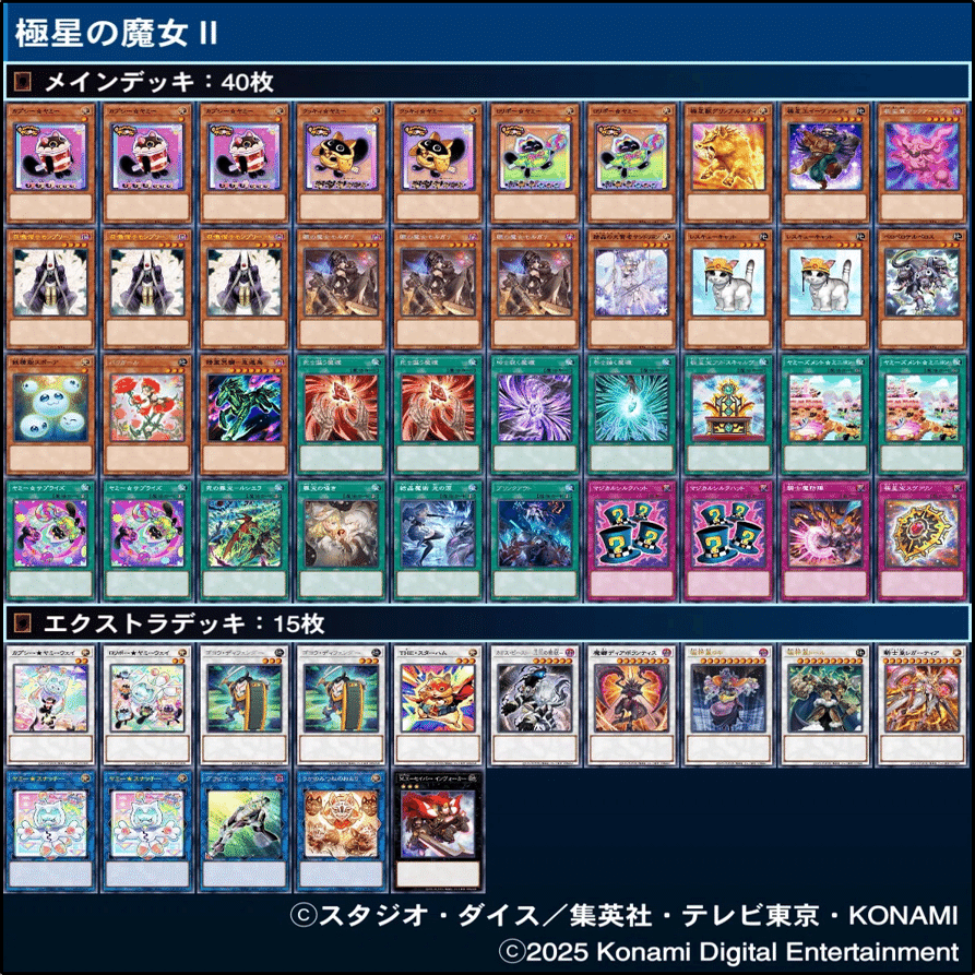 遊戯王】デッキ紹介「極星の魔女Ⅱ」｜ミタマシロ