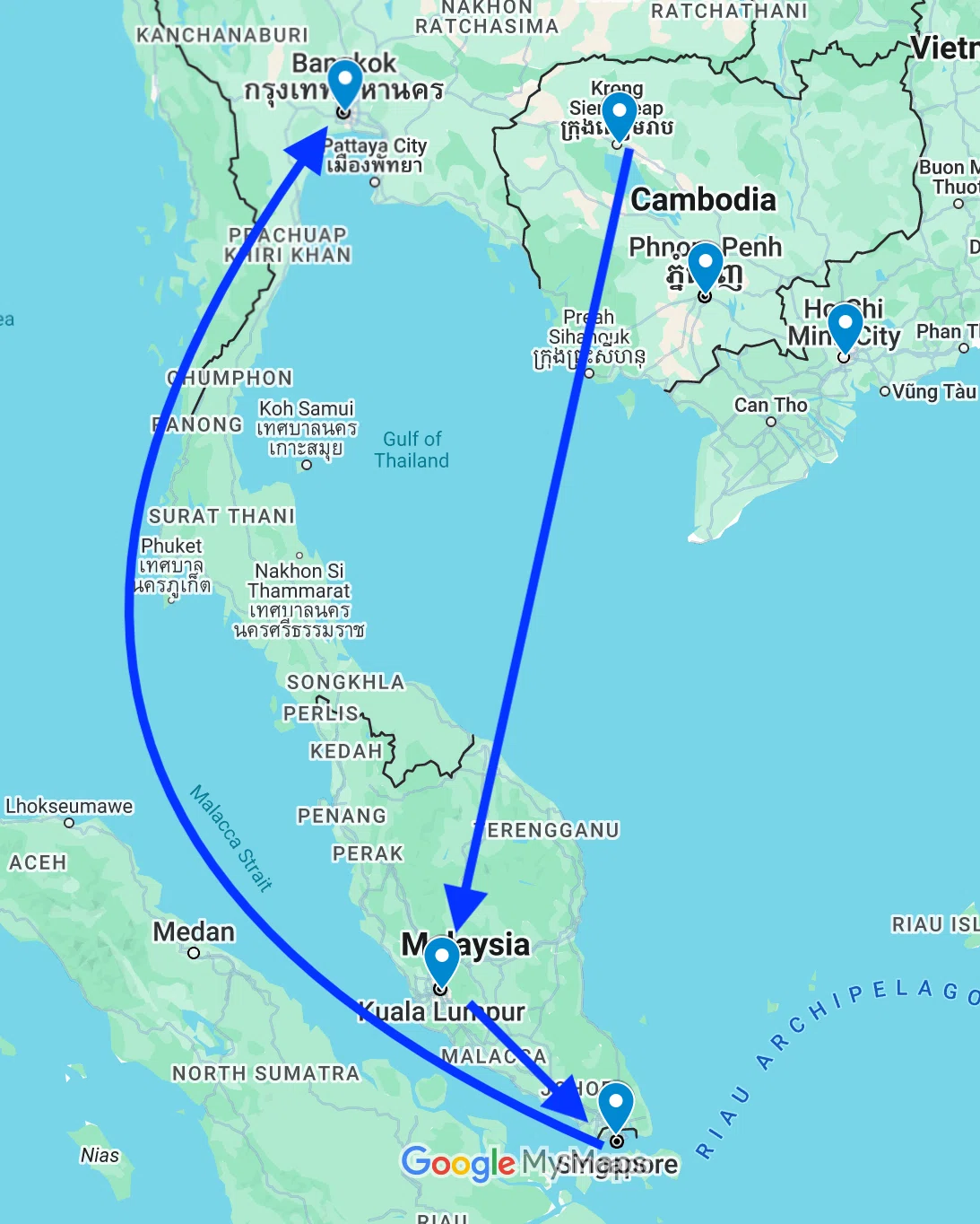 1人旅］東南アジア＋香港/マカオを1ヶ月で周ったルートと感想｜jun