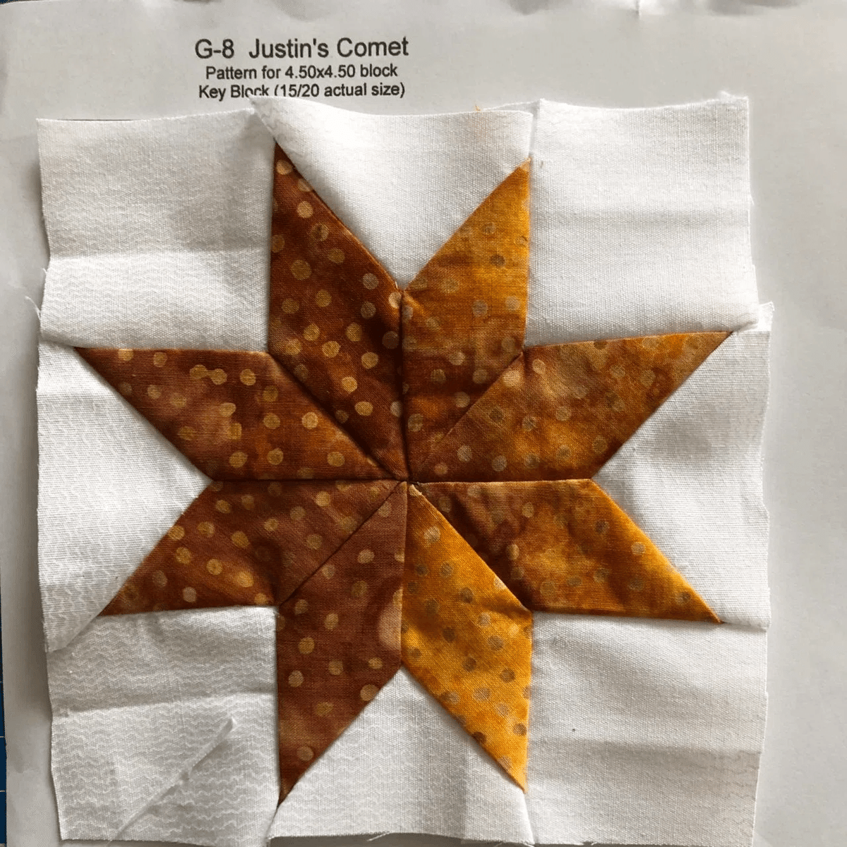 今週のDear Jane Quiltは手縫いのパターン｜quilttalk