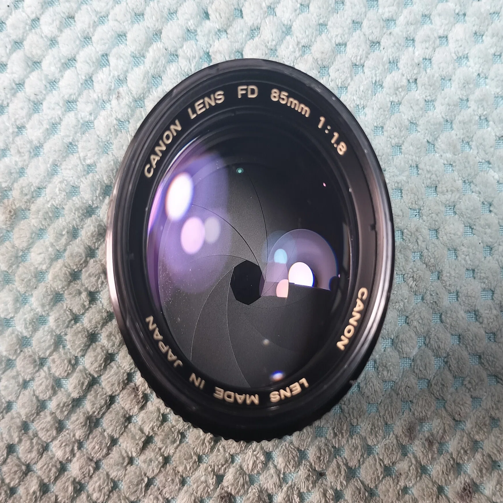 Canon New FD 85mm F/1.8の分解｜フィルムカメラ修理のアクアカメラ